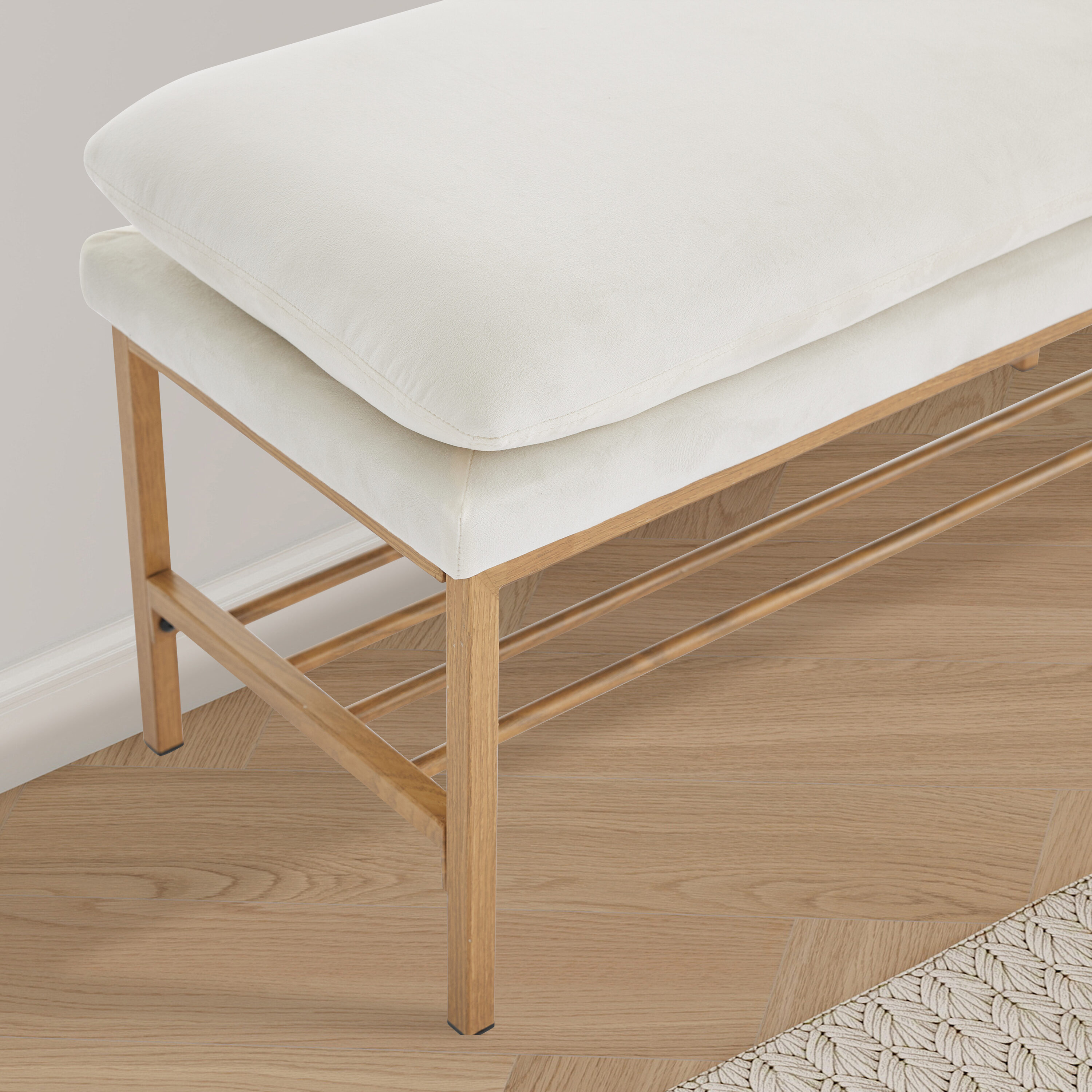 Hrinhom HC-W4107-BEIGE bench - View #5