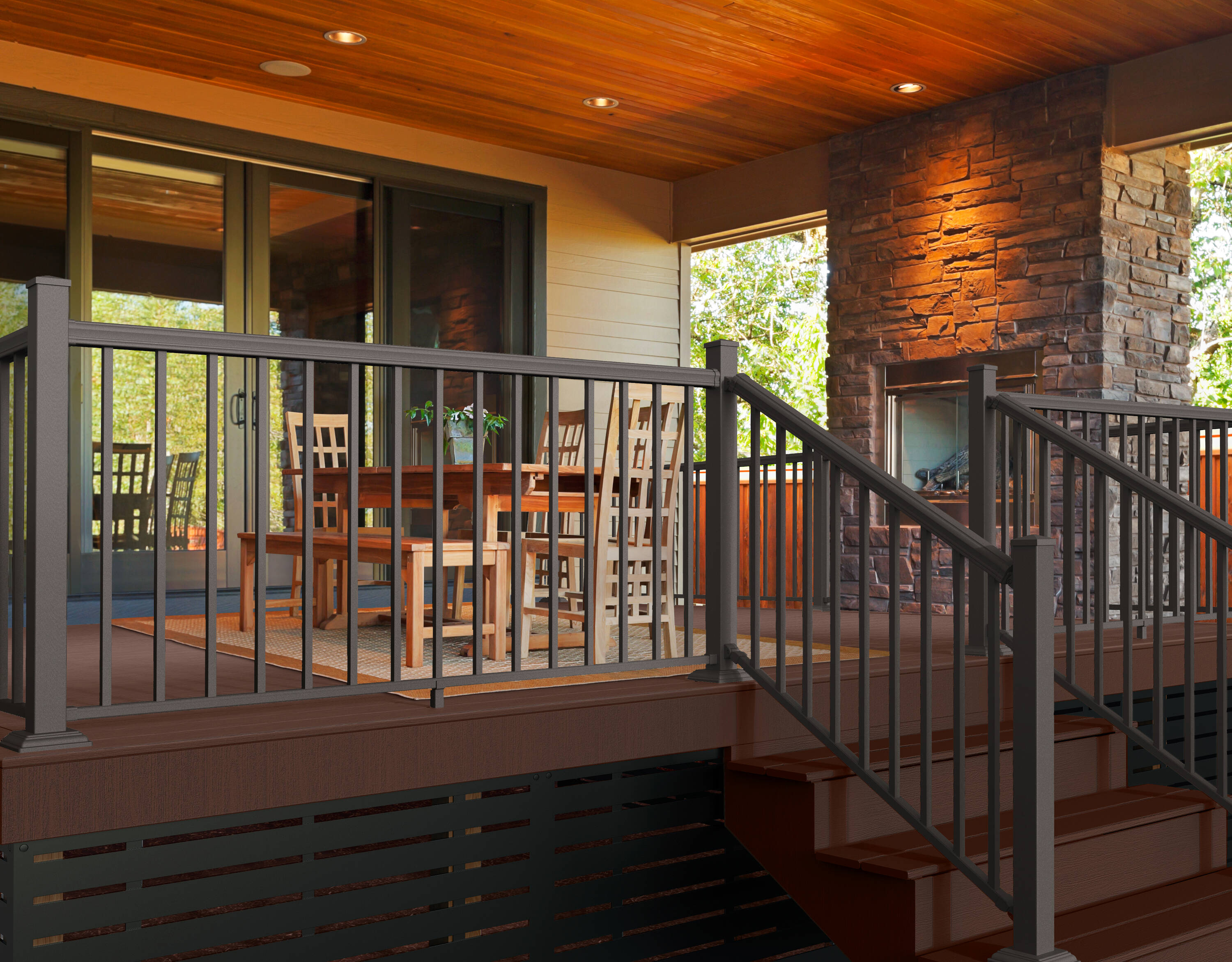 Shop Freedom VersaRail Cambridge Aluminum Deck Railing