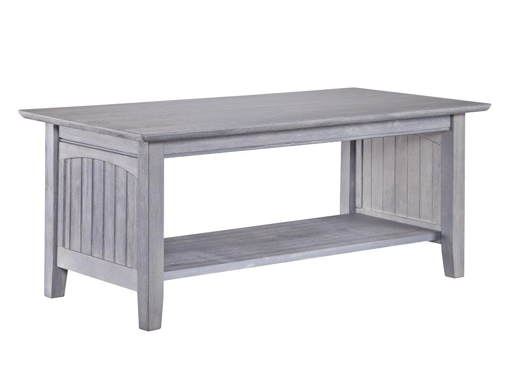 Atlantic Furniture Nantucket Driftwood Wood Coffee Table In The Coffee Tables Department At Lowes Com