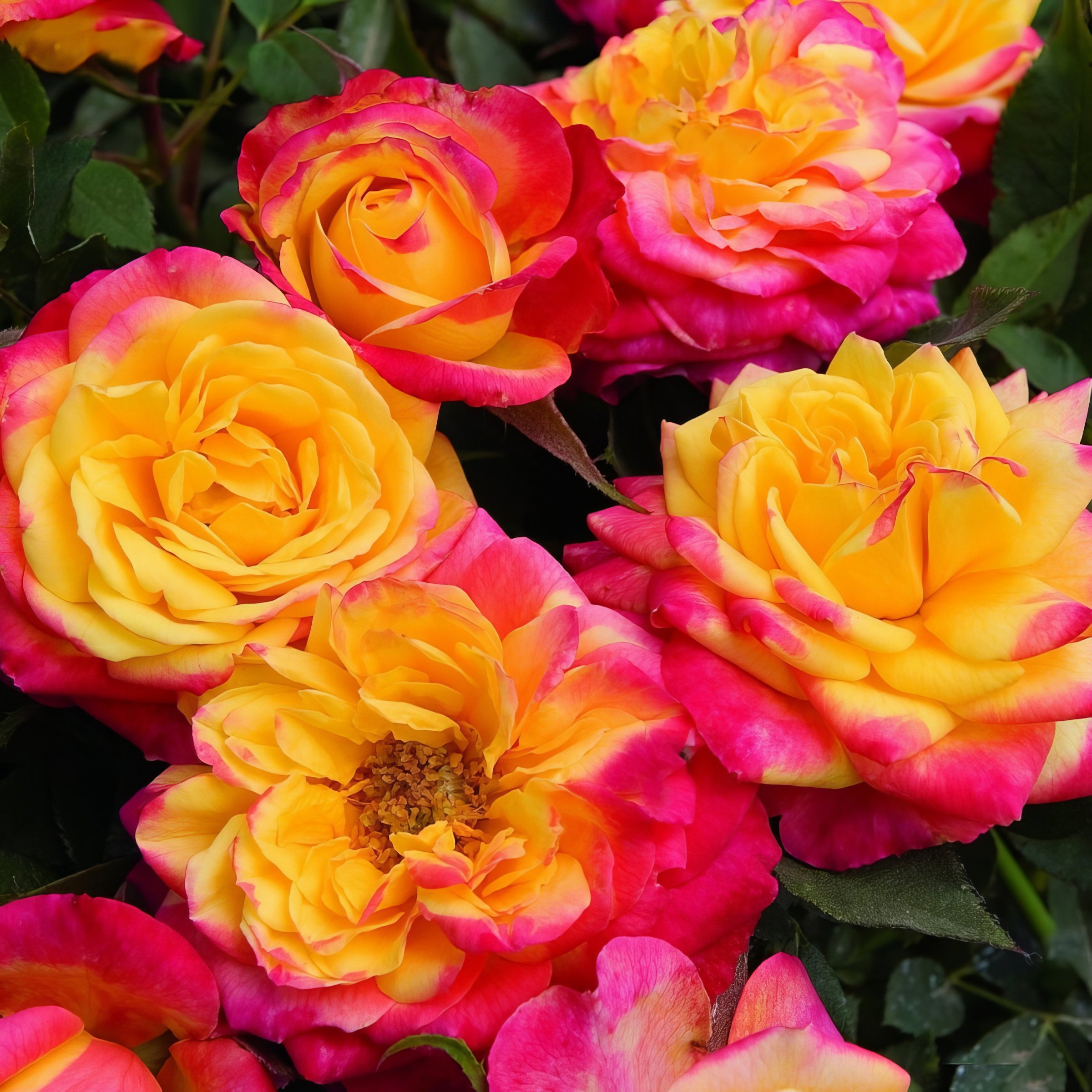 National Plant Network LW1798 Multicolor Rose Rainbow Sunblaze 2 -Gallon 1 -Pack in Pot