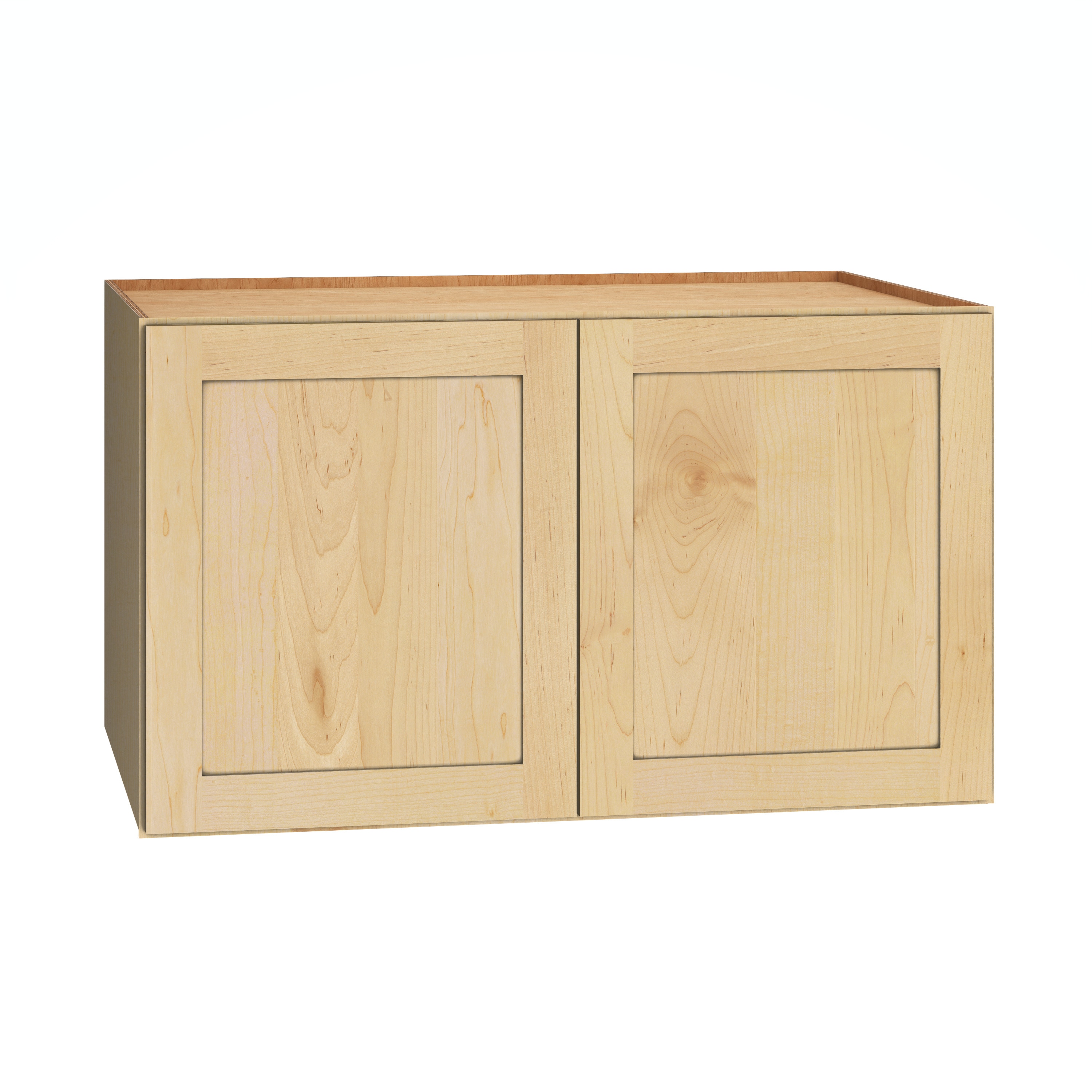 Diamond Express 62J-W362124 Jamestown 36-in W x 21-in H x 24-in D Natural Light Brown Wall Fully assembled Plywood Cabinet (Recessed Panel Shaker)