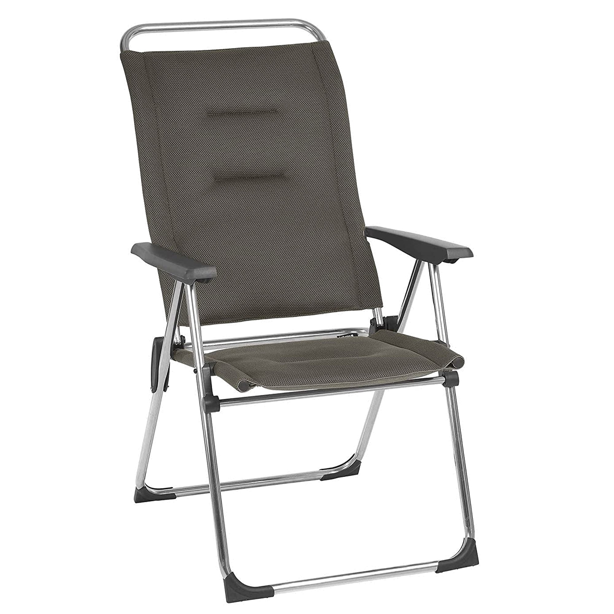 Lafuma 314755 Polyester Brown Folding Beach lounger Adjustable and