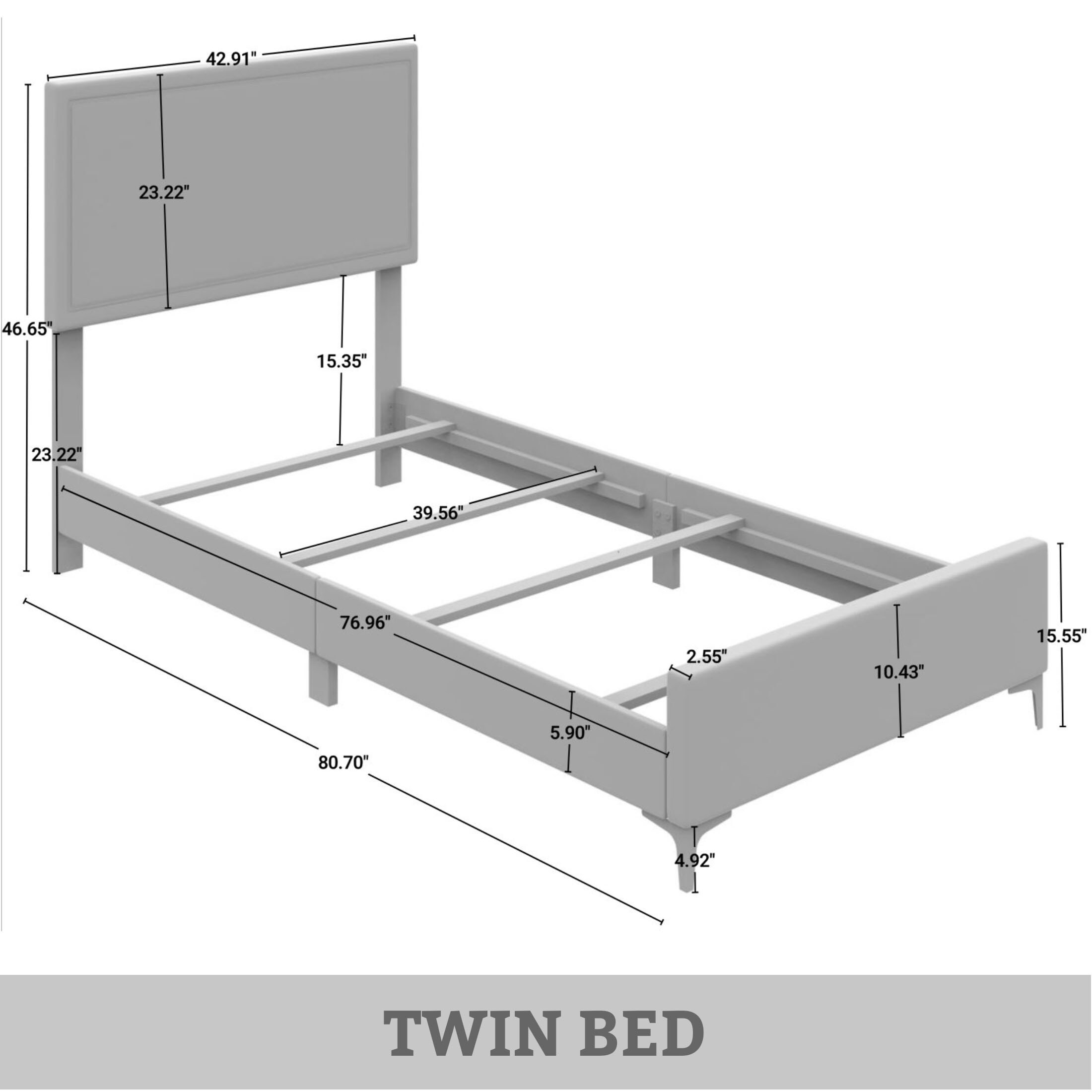 CasePiece C8506TUB-WT-VV beds - View #10