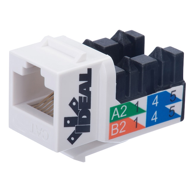 IDEAL 10-Pack Cat6 Rj45 Idc Connector in the Voice & Data Connectors  department at