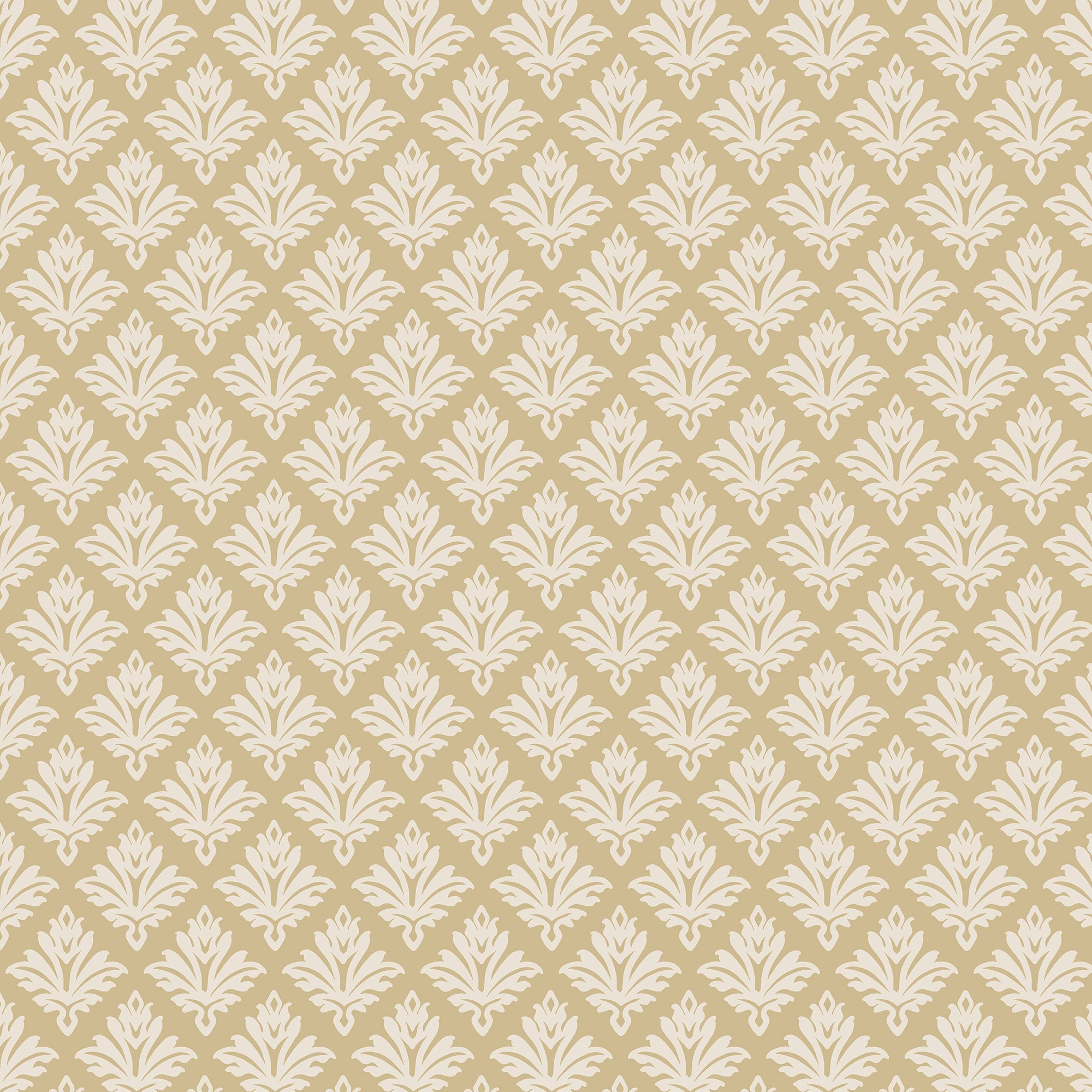 Martha Stewart Martha Stewart SS26 56-sq ft Antique Gold Non-woven Floral Unpasted Wallpaper