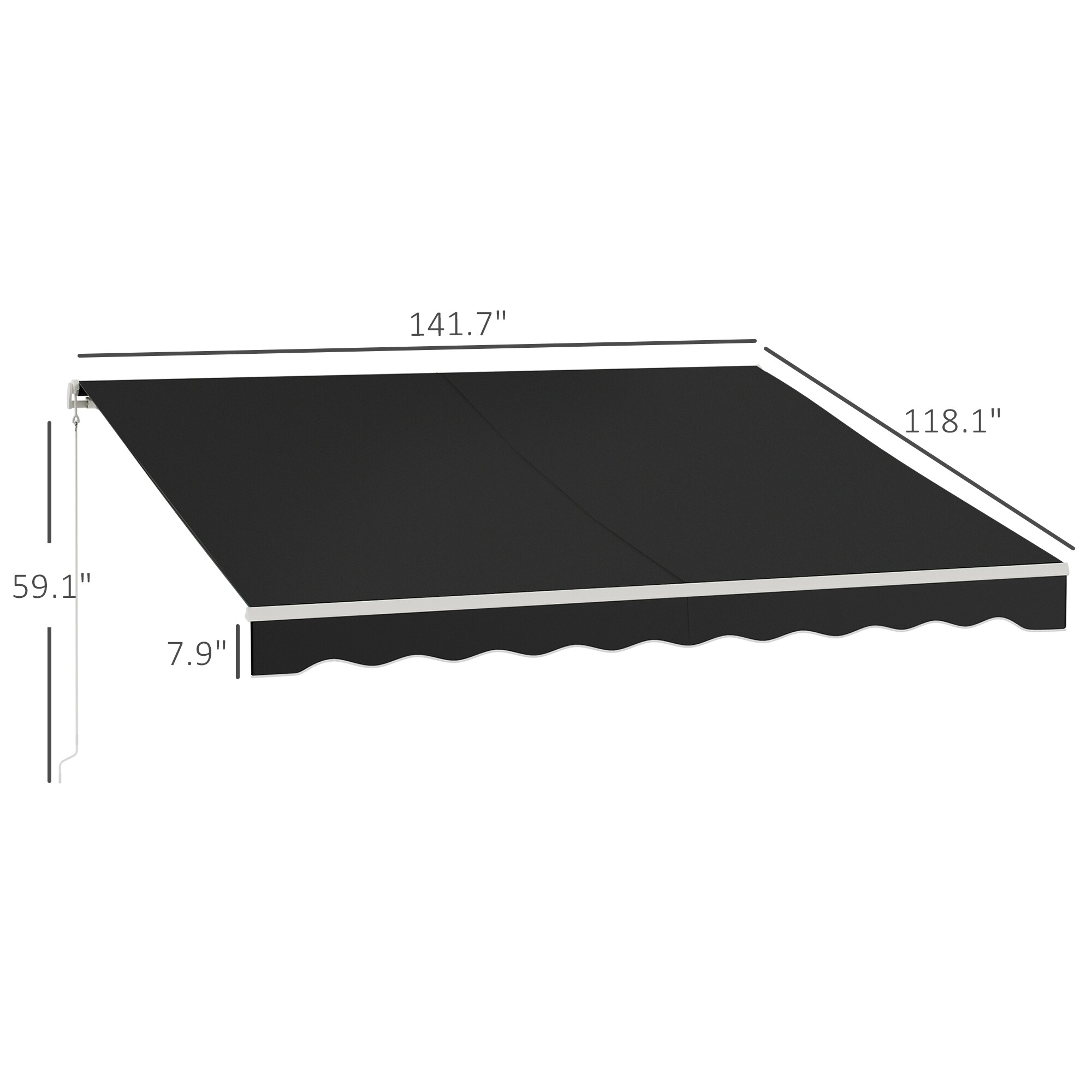 Outsunny 840-245V81BK awnings - View #6