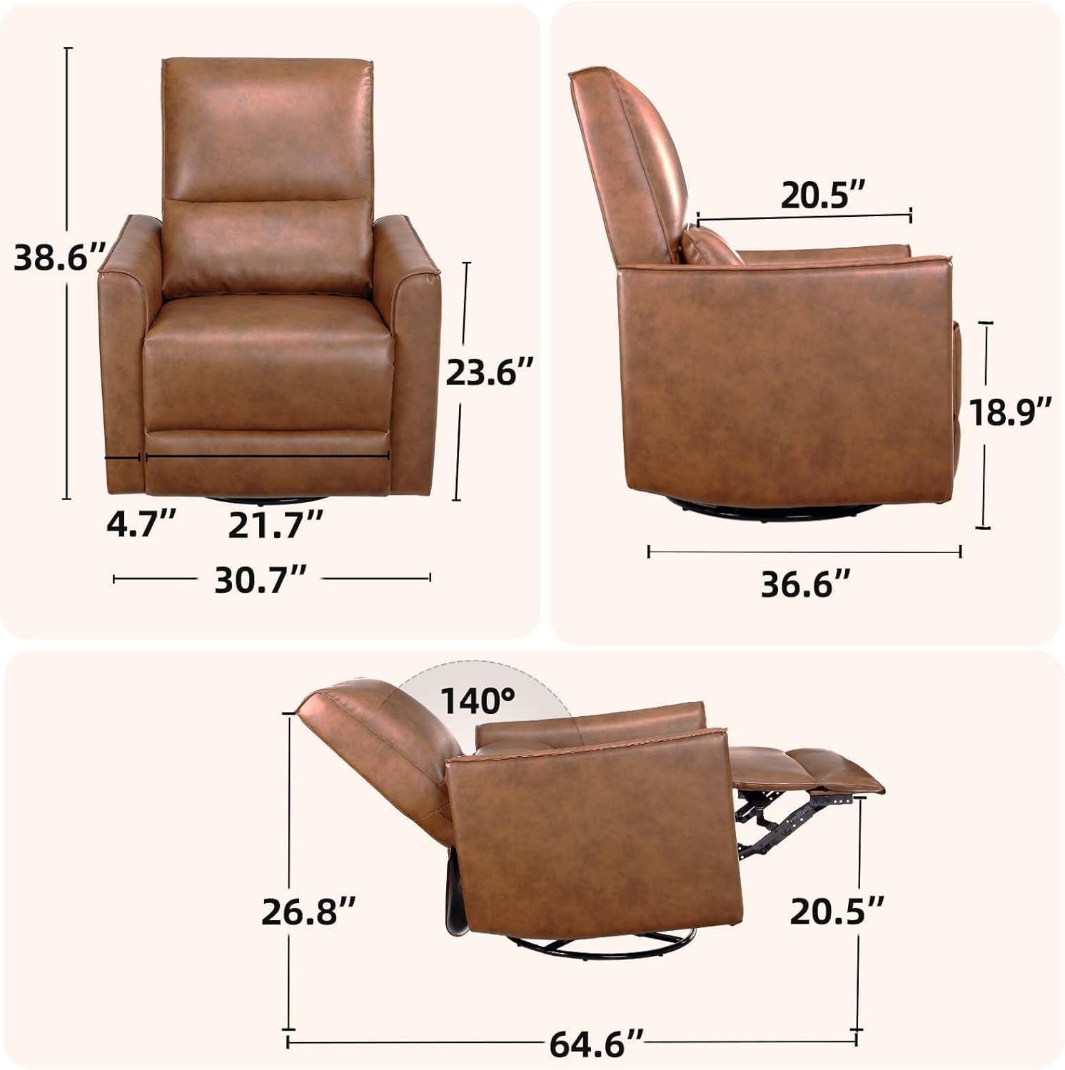 GAOMON LYRFA5GLY1XKV recliners - View #2