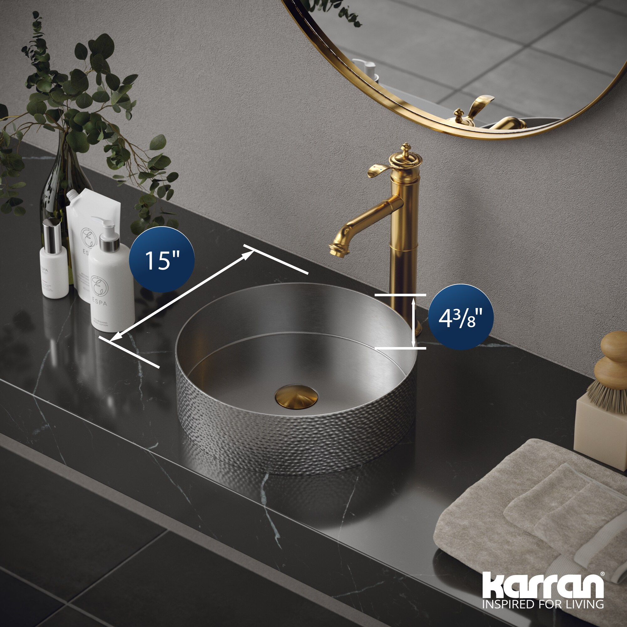 Karran CCV100SS Bath-Sink - View #4