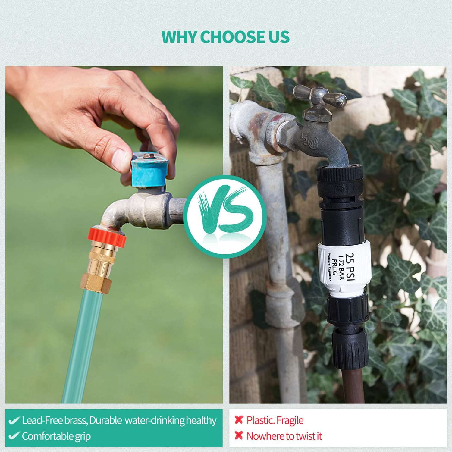 UUDULY Drip Irrigation Inline Y Filter with Mesh Screen 3 quarter Male ...