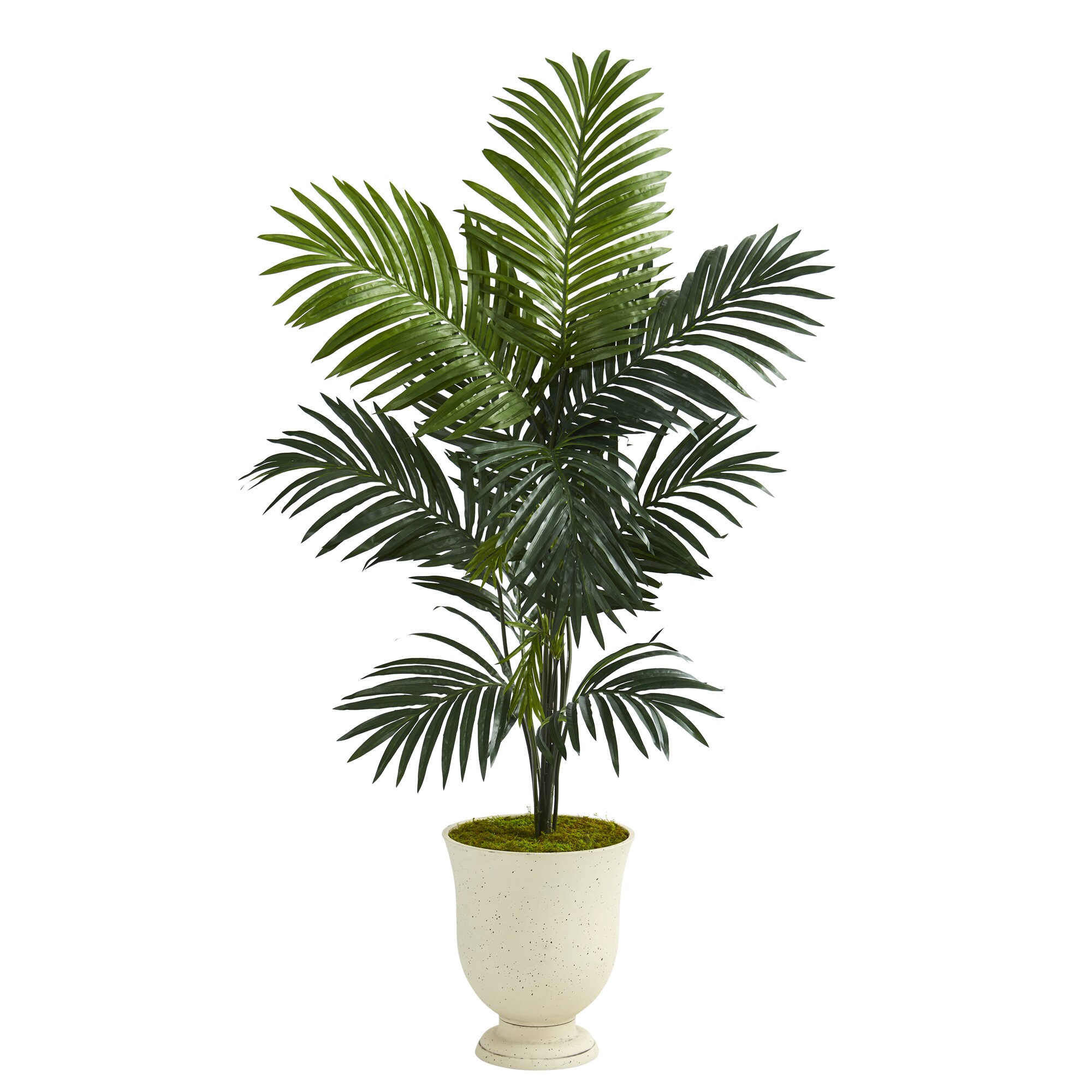 Nearly Natural 65-in Green Indoor Silk Artificial Tree at Lowes.com