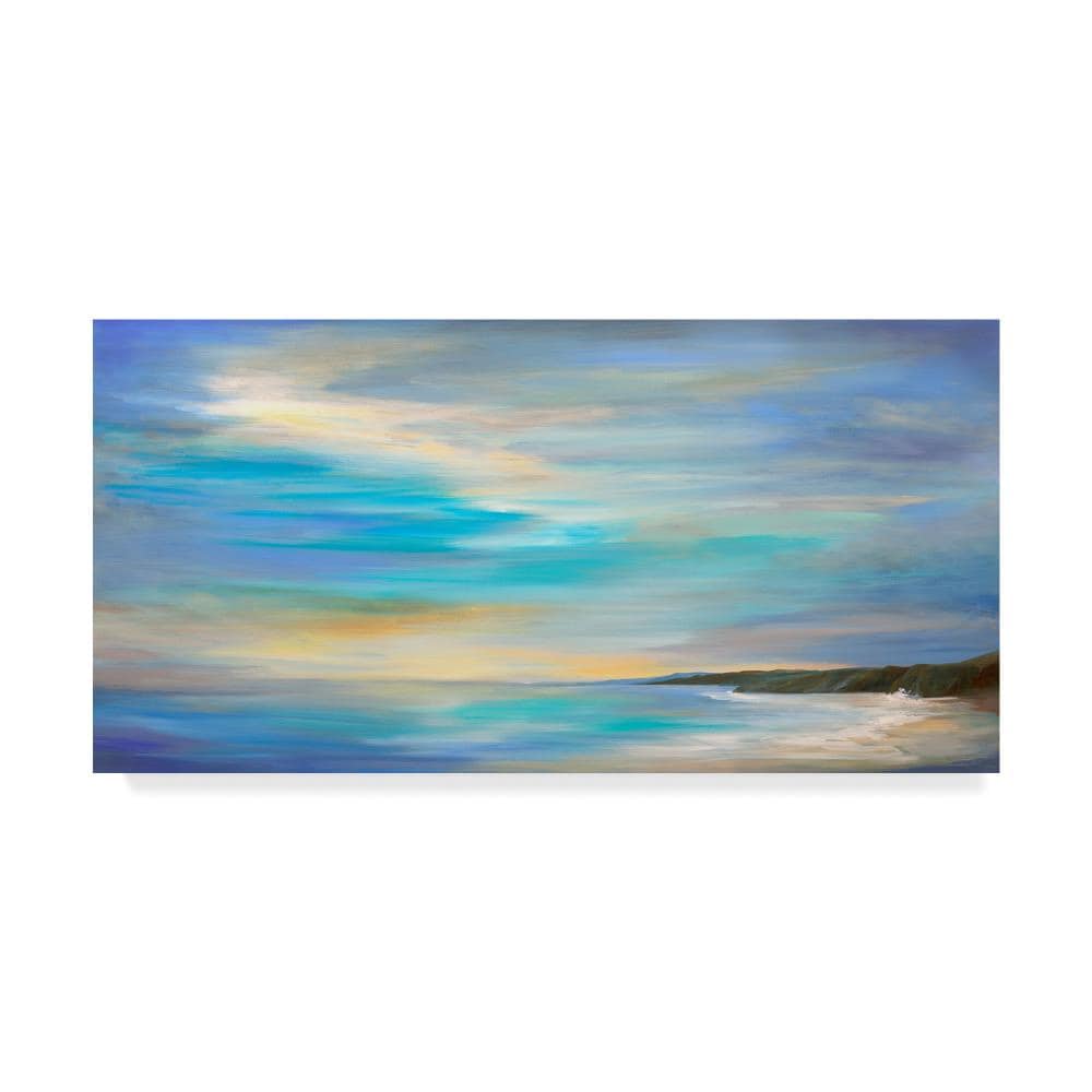 Trademark Fine Art WAG03889-C1019GG Framed 10-in H x 19-in W Landscape Print on Canvas