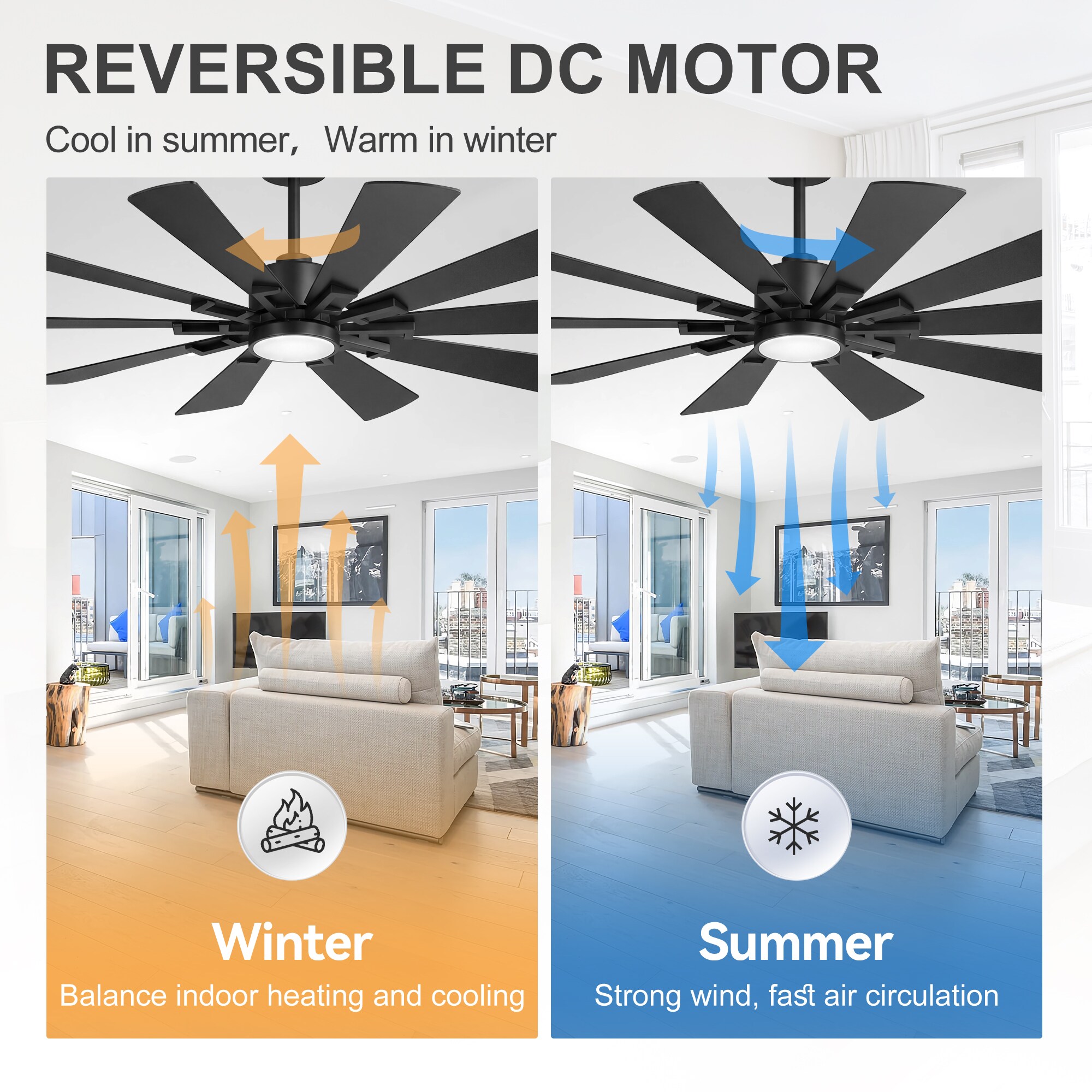 Breezary 29028-BK Ceiling-Fans - View #4