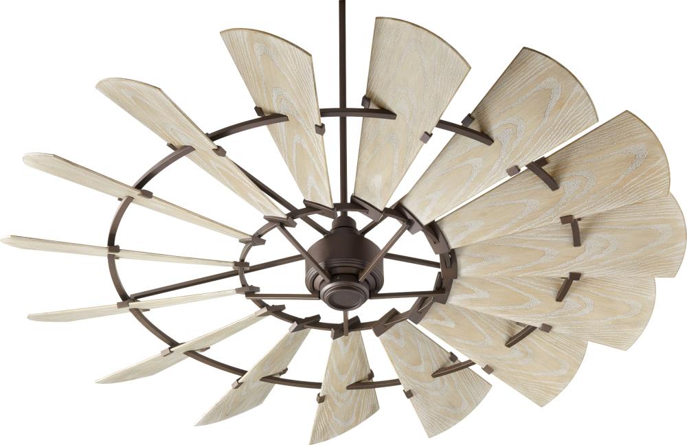 Quorum International 72 In Oiled Bronze Indoor Outdoor Windmill Ceiling Fan And Wall Mounted With Remote 15 Blade The Fans Department At Lowes Com