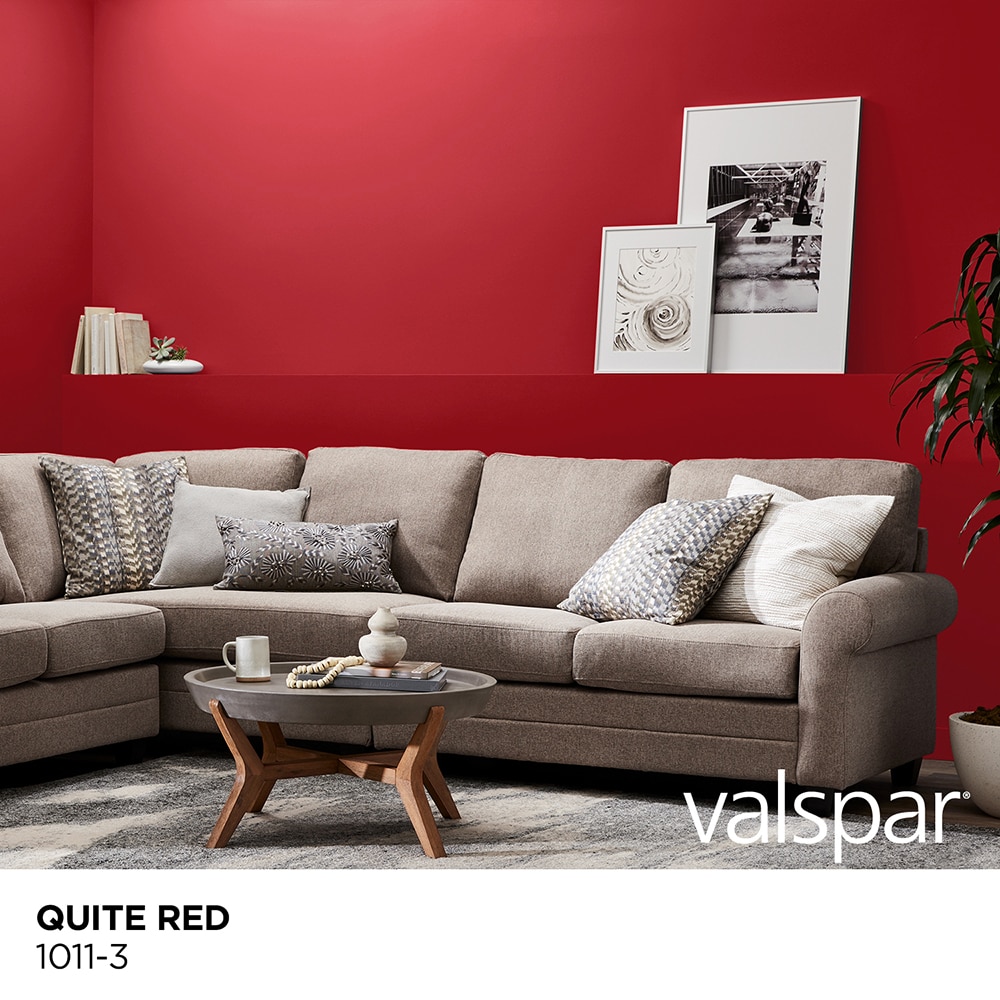 Valspar Quite Red 1011-3 Paint Sample (Half-Pint) at