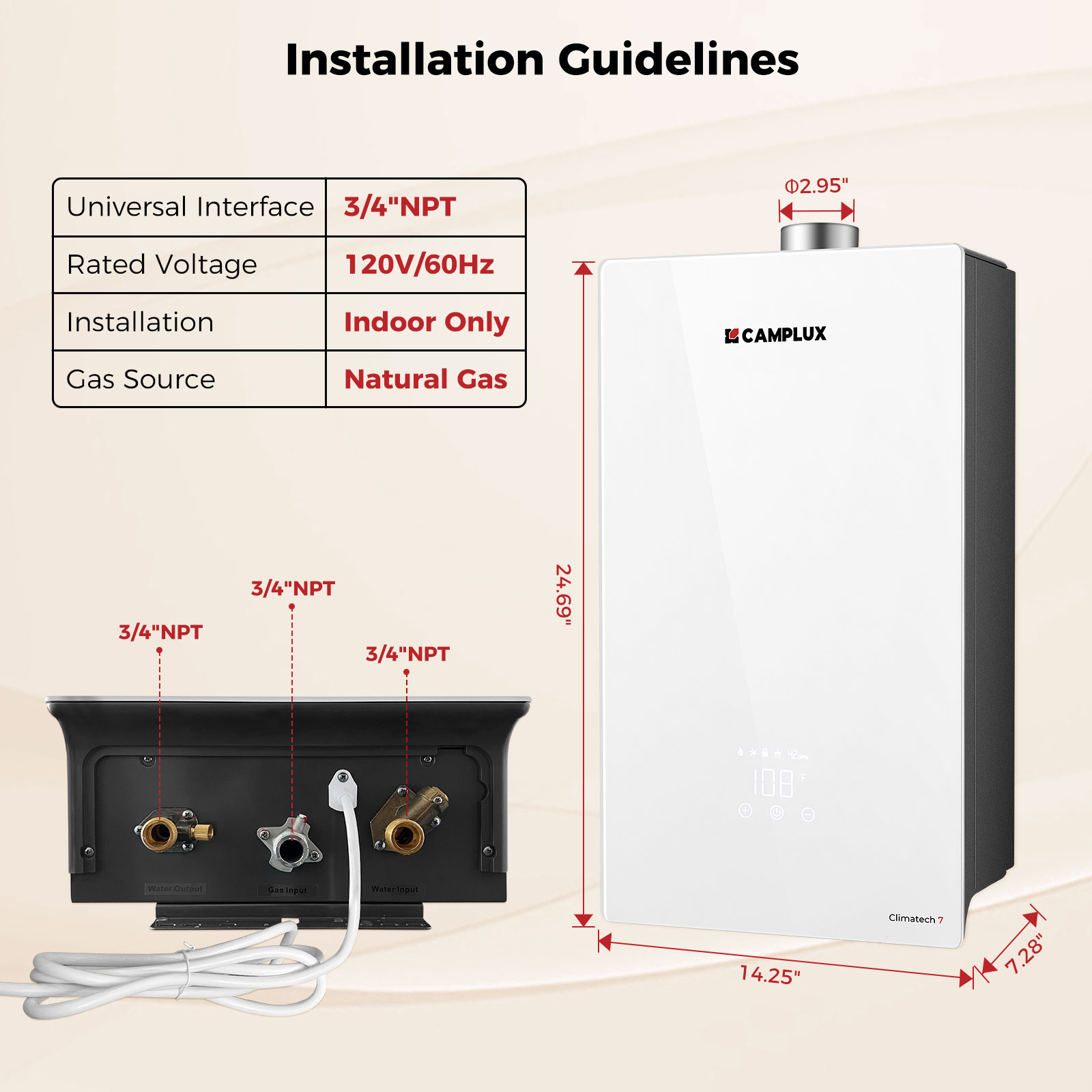 Camplux CA686WNG Gas-Water-Heaters - View #9
