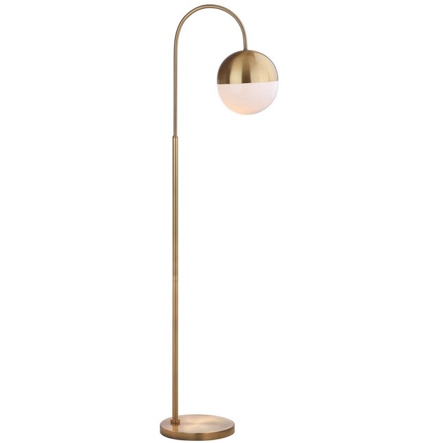 Brass Gold Arc Floor Lamp, Curved Floor Lamp Gold