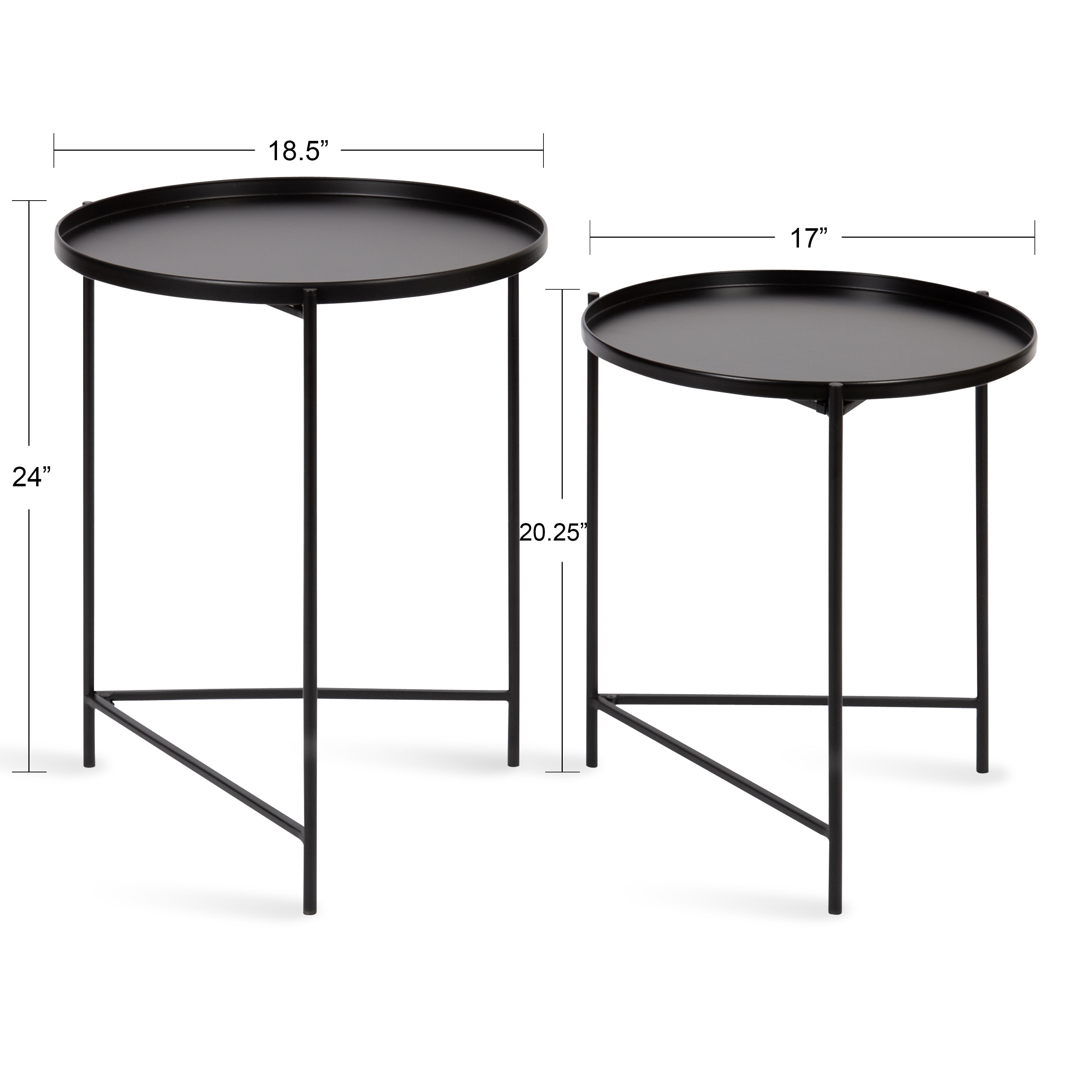 Kate and Laurel 212826 End-Tables - View #2
