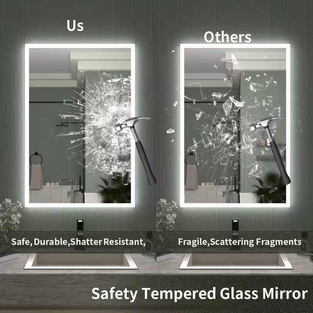 Bayfeve BFKF-2436C4-MIR Framed-Bath-Mirrors - View #7