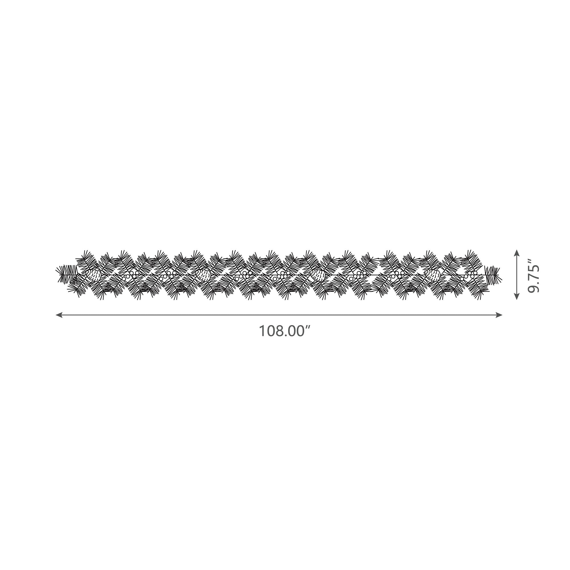 Glitzhome 2016000024 Artificial-Christmas-Garland - View #5