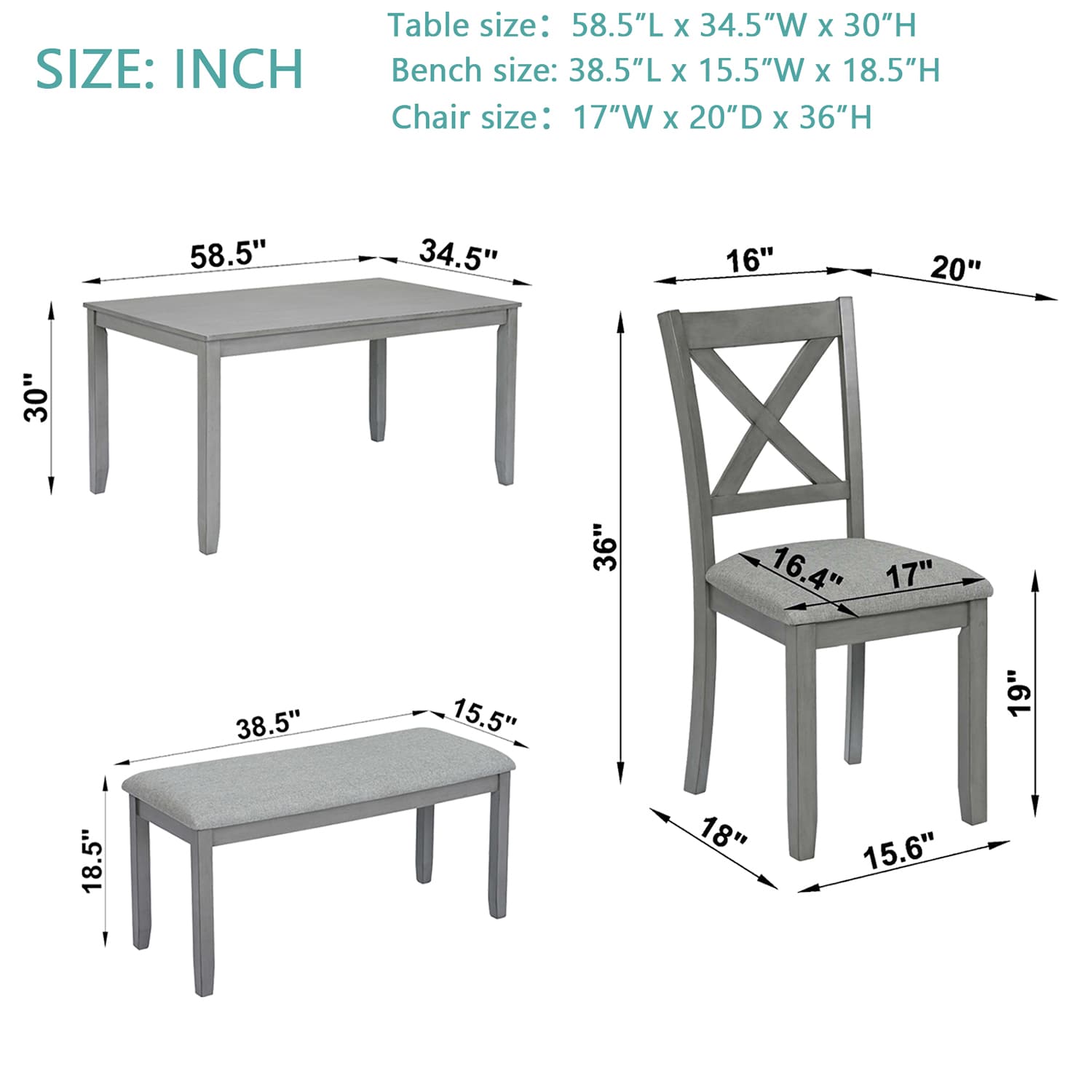 GZMR GZ-W1998DS04 Dining-Sets - View #6