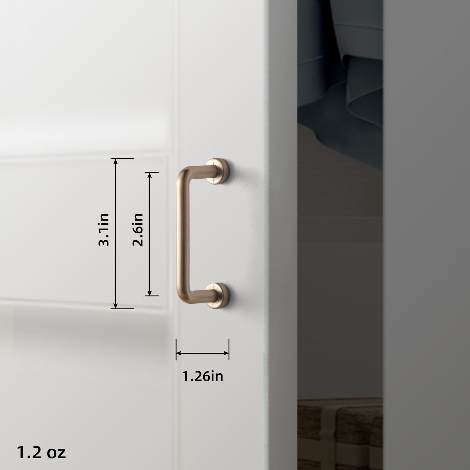Miaokesen 1827UBR-64 Cabinet-Pulls - View #2