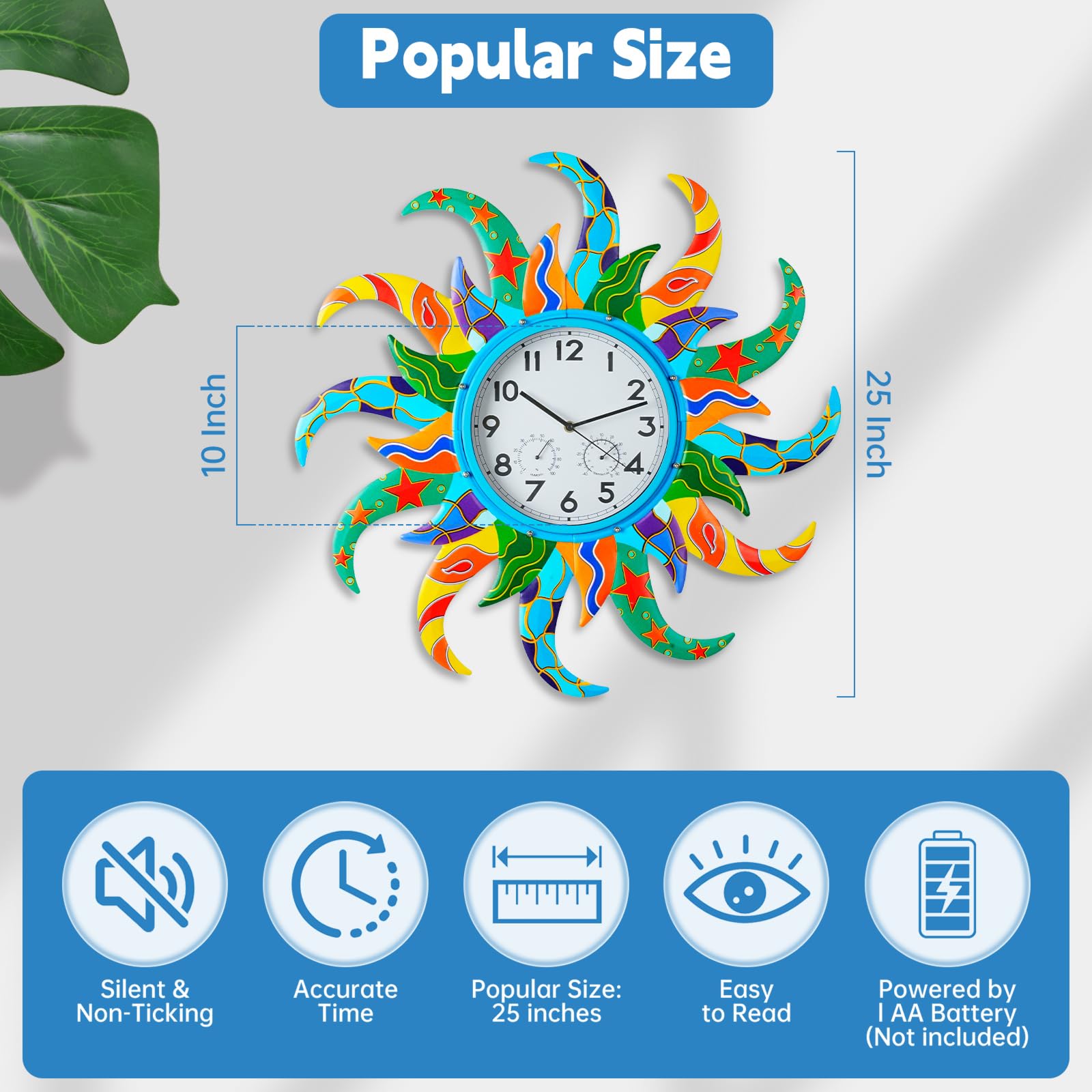Etokfoks LET26NPJC Indoor-Outdoor-Clocks - View #2