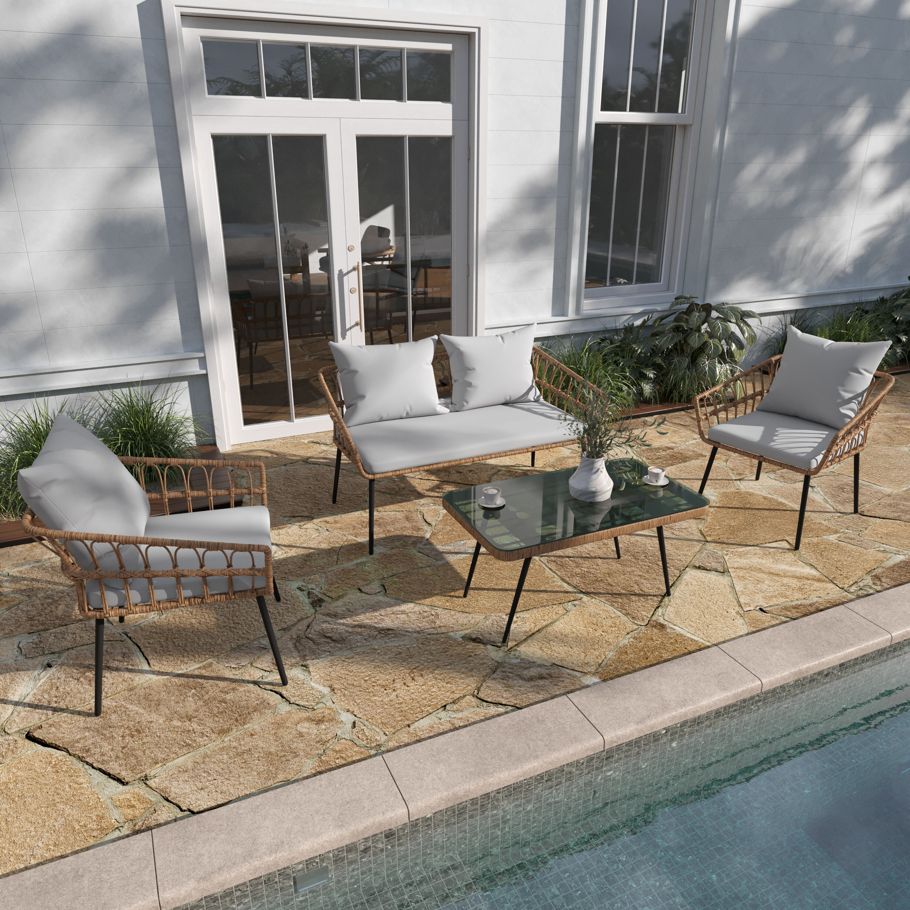 Taylor & Logan 196861090585 Patio-Conversation-Sets - View #8