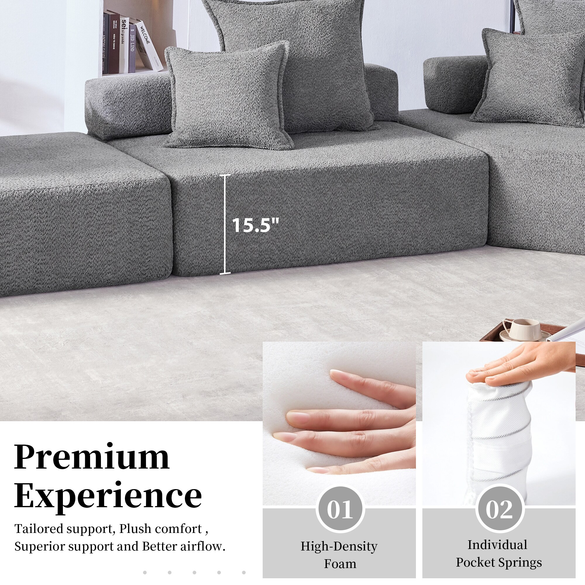 ModernLuxe N723S0292E Sofas-Loveseats - View #5