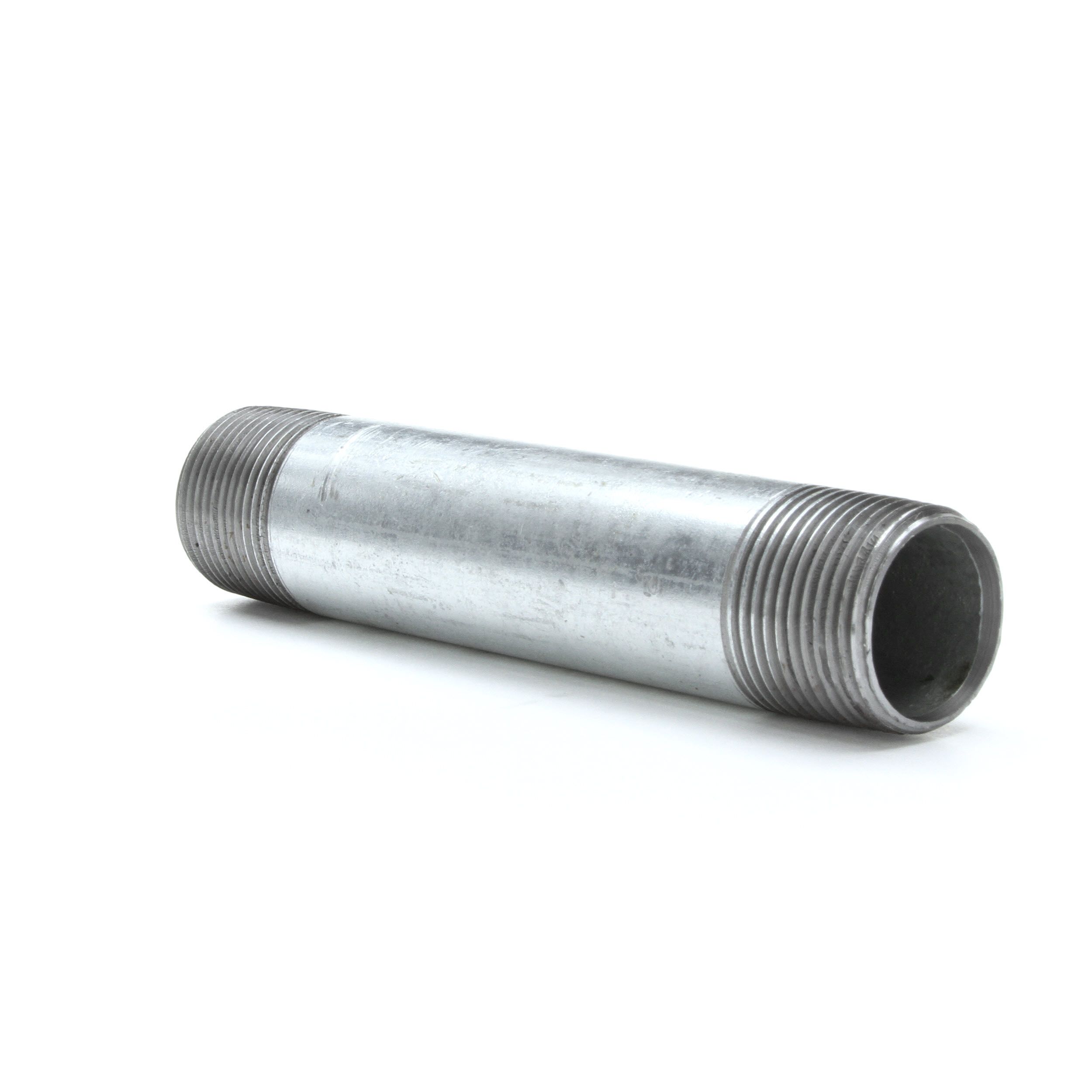 1 Each Details about   Mueller 1/4" x 2" Galvanized Steel Pipe Nipple 
