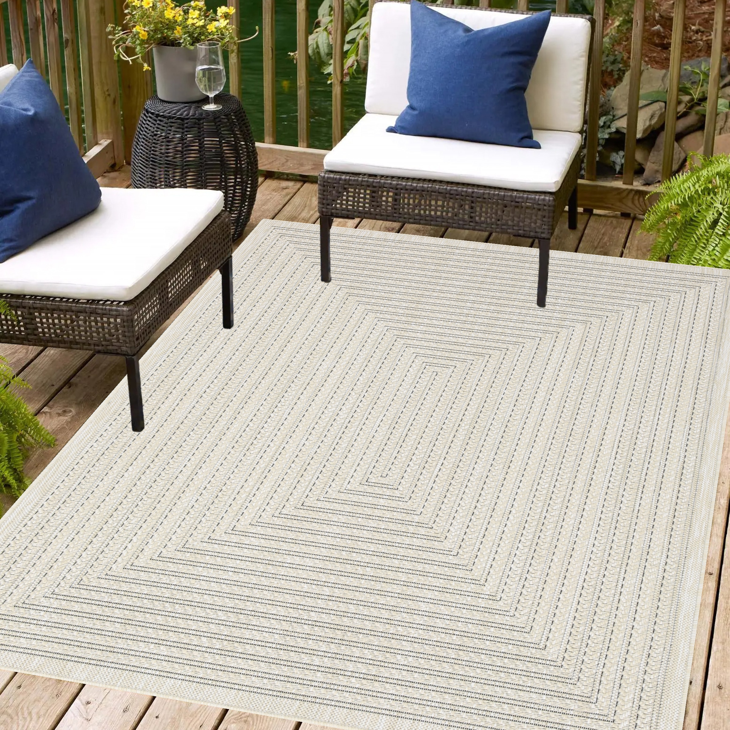 Playa Rug PLY-VIO-IVORY-8X10 rugs - View #6