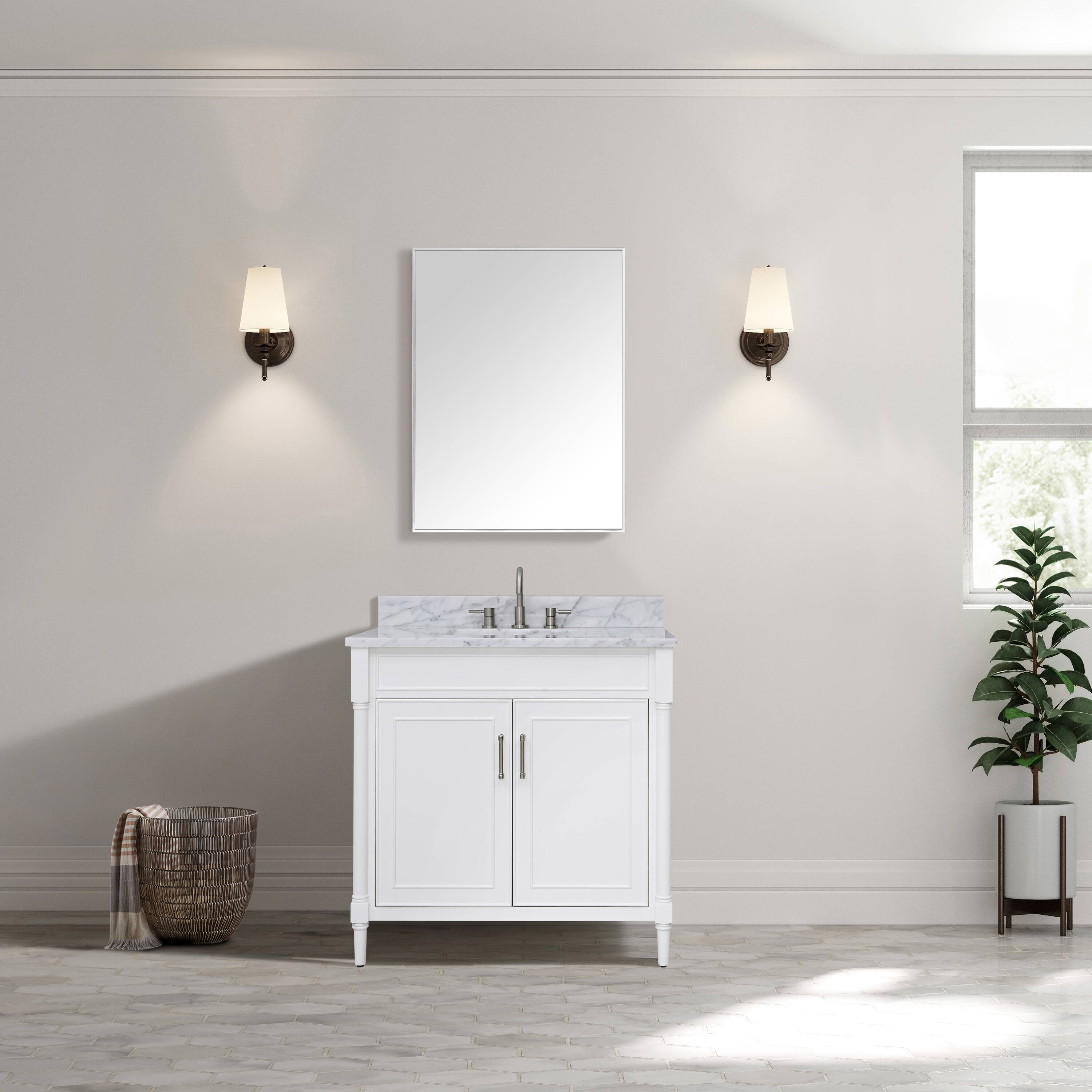 Avanity BRISTOL-VS37-WT-C Bath-Vanity-Combo - View #4