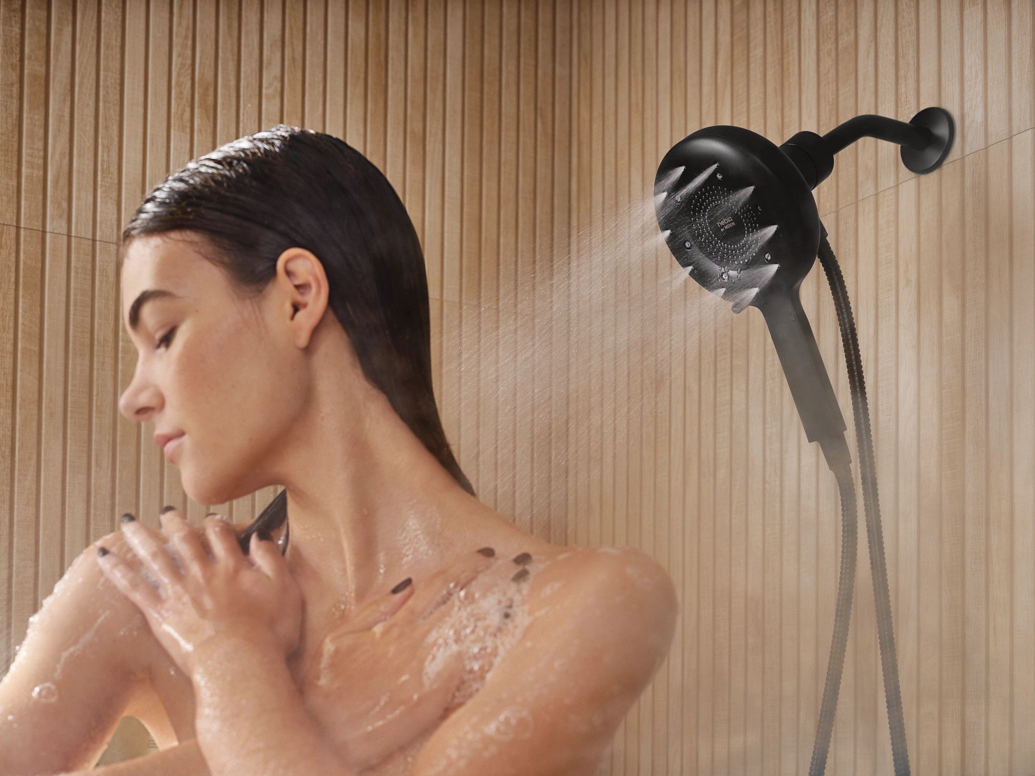 Moen N400H0BL Fixed-Showerhead - View #16