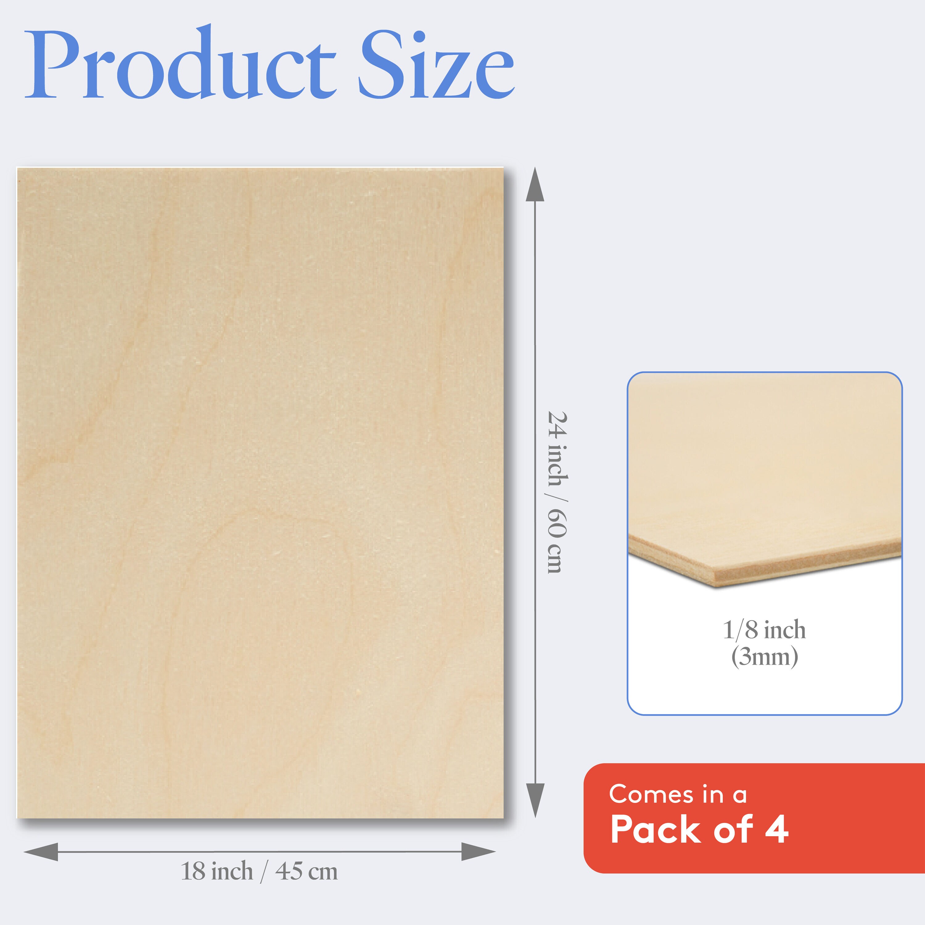 Woodpeckers Crafts MF-PLY-18-24-18-P4 Llc-Plywood - View #2