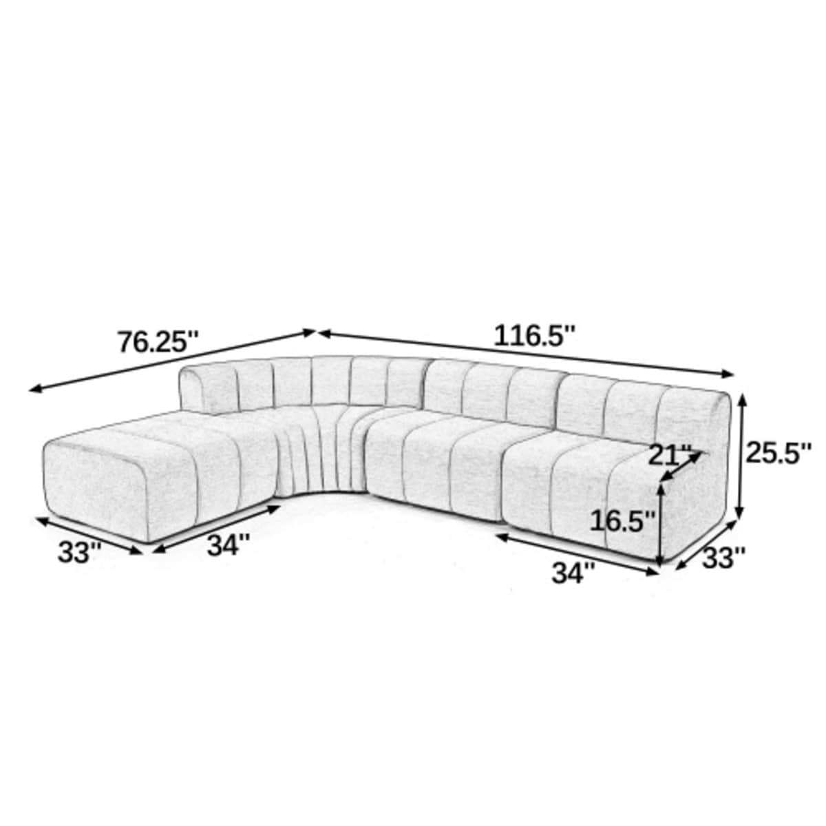 Dacicica W487S00558-WR-8.10 Sofas-Loveseats - View #2