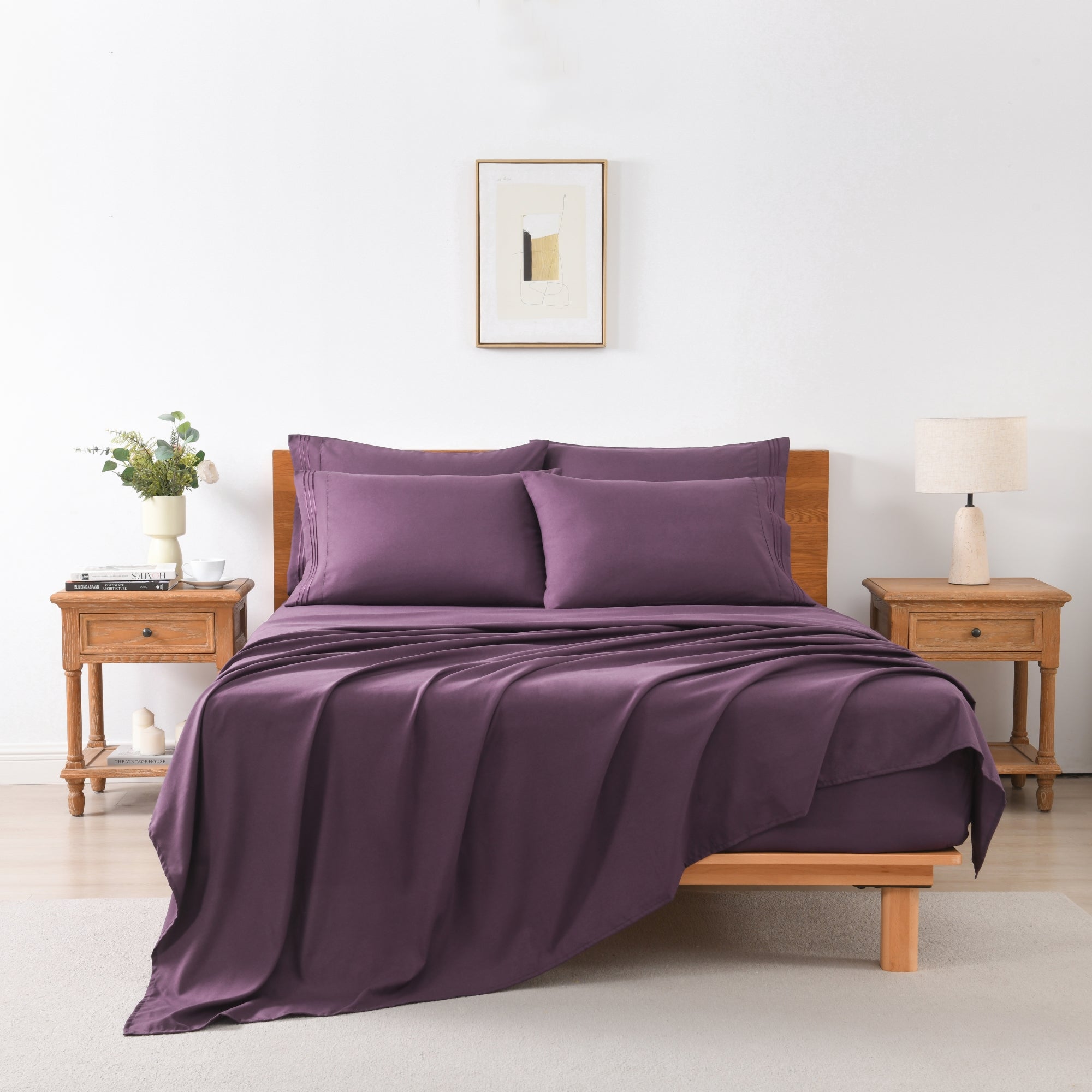 MarCielo S4PCS T PURPLE Sheet-Sets - View #2