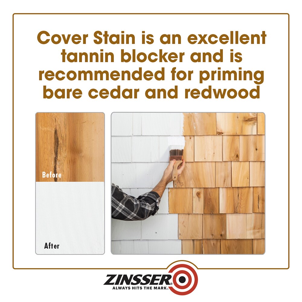 Zinsser Cover Stain Interior/Exterior Multipurpose Oilbased Wall and