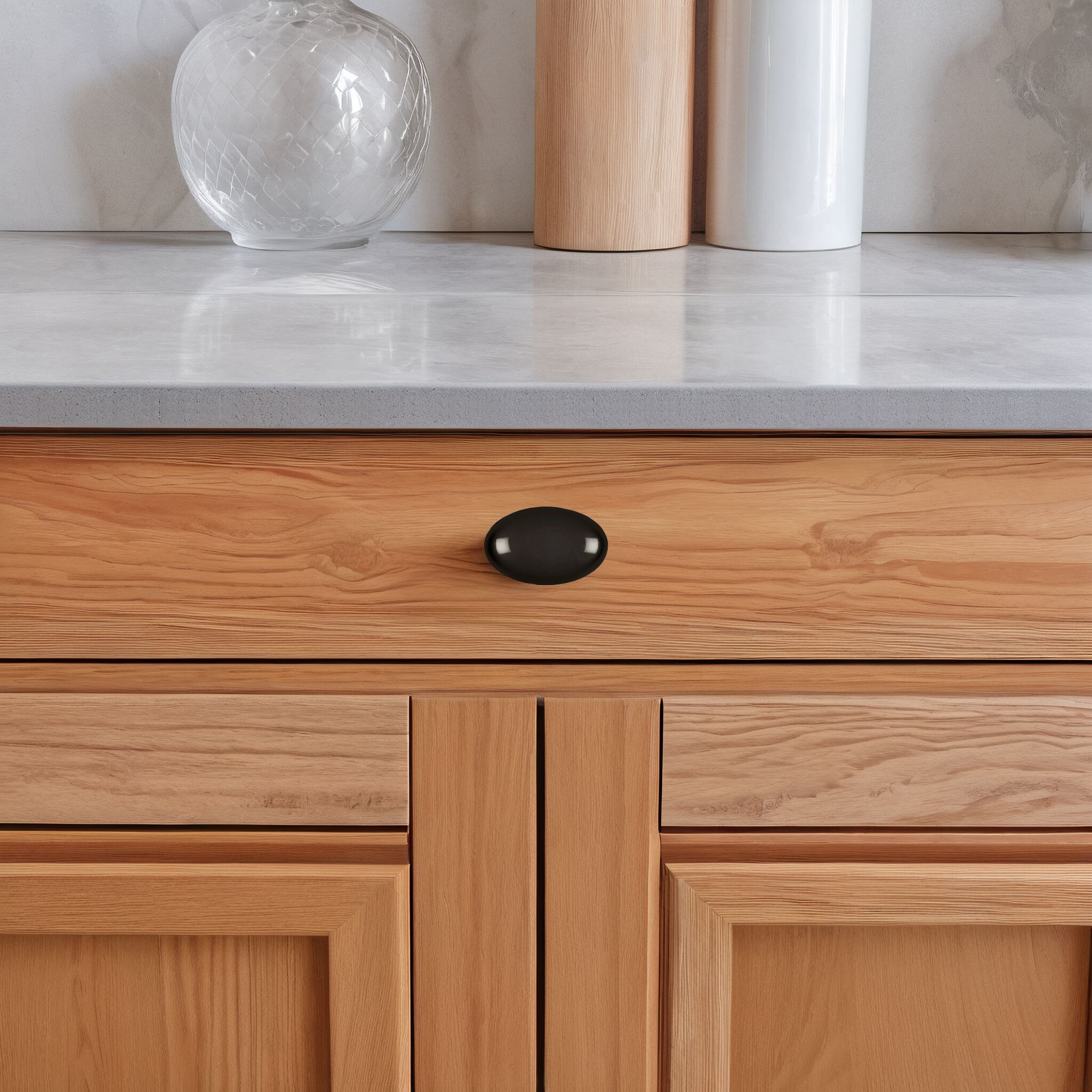 Hickory Hardware P3054-BLN Cabinet-Knobs - View #3