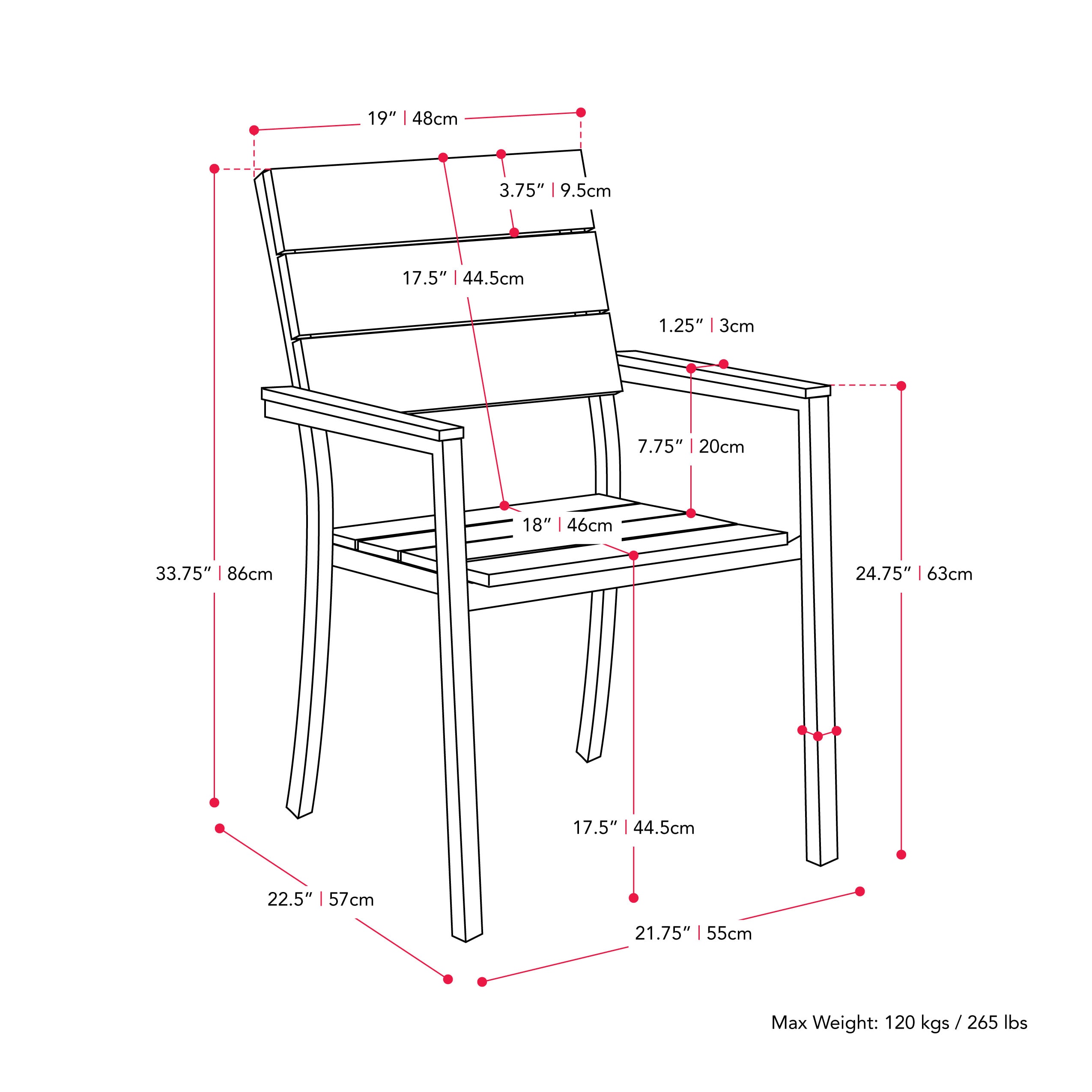 CorLiving PJR-671-C Patio-Chairs - View #5