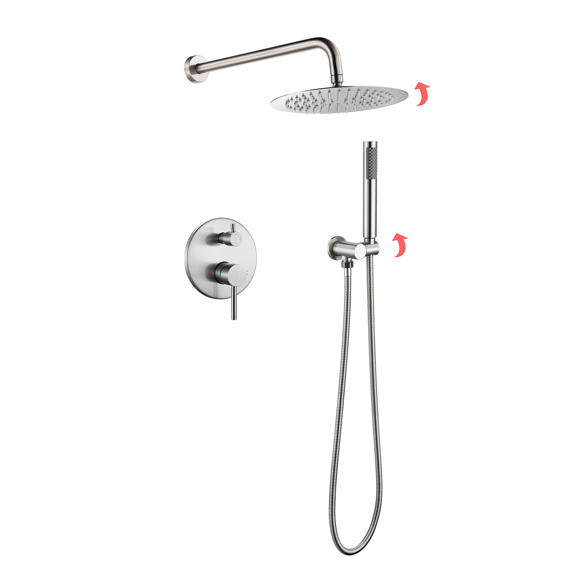 WELLFOR WN0710 Showerhead-Bar-Panels - View #5