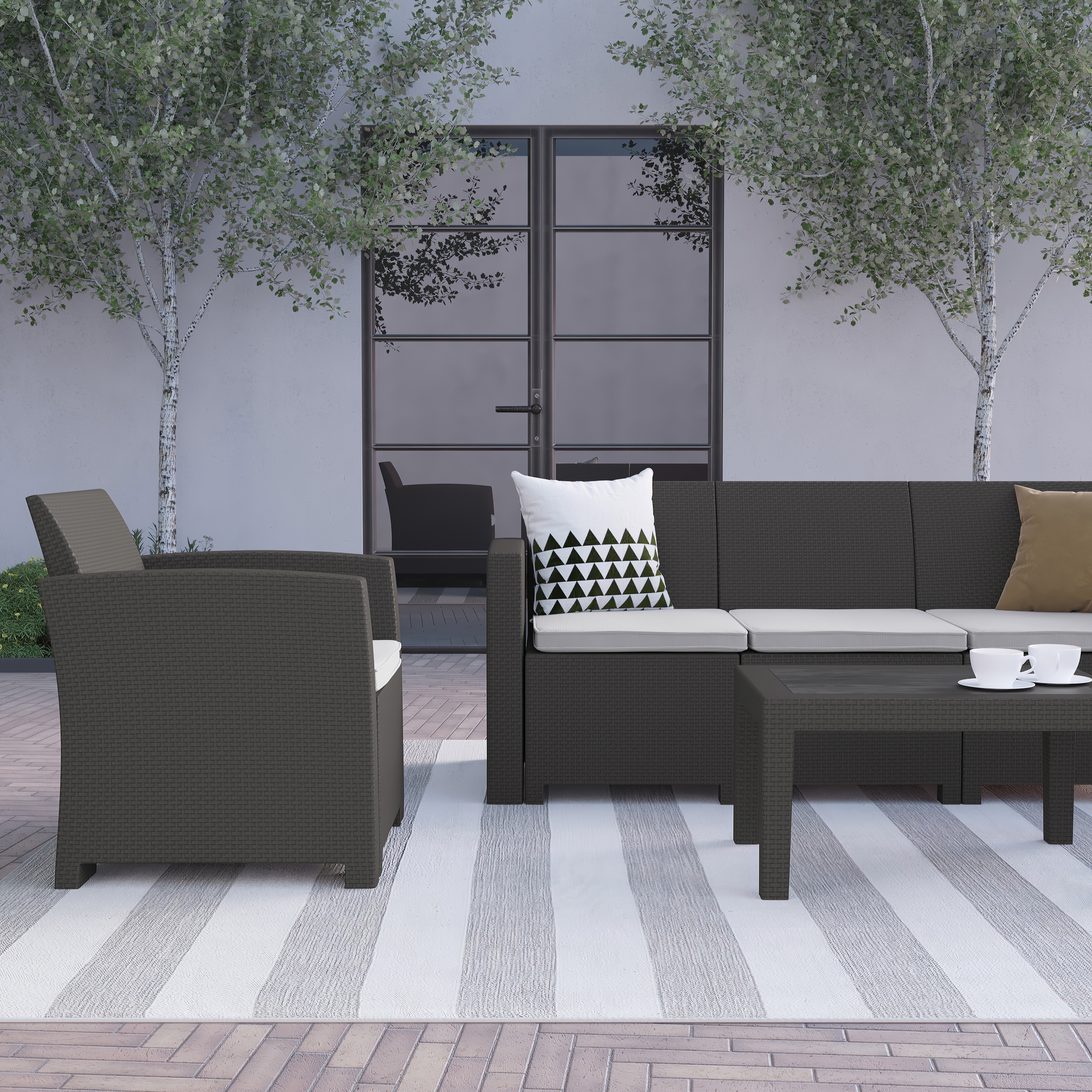 Flash Furniture 889142335481 Patio-Conversation-Sets - View #2