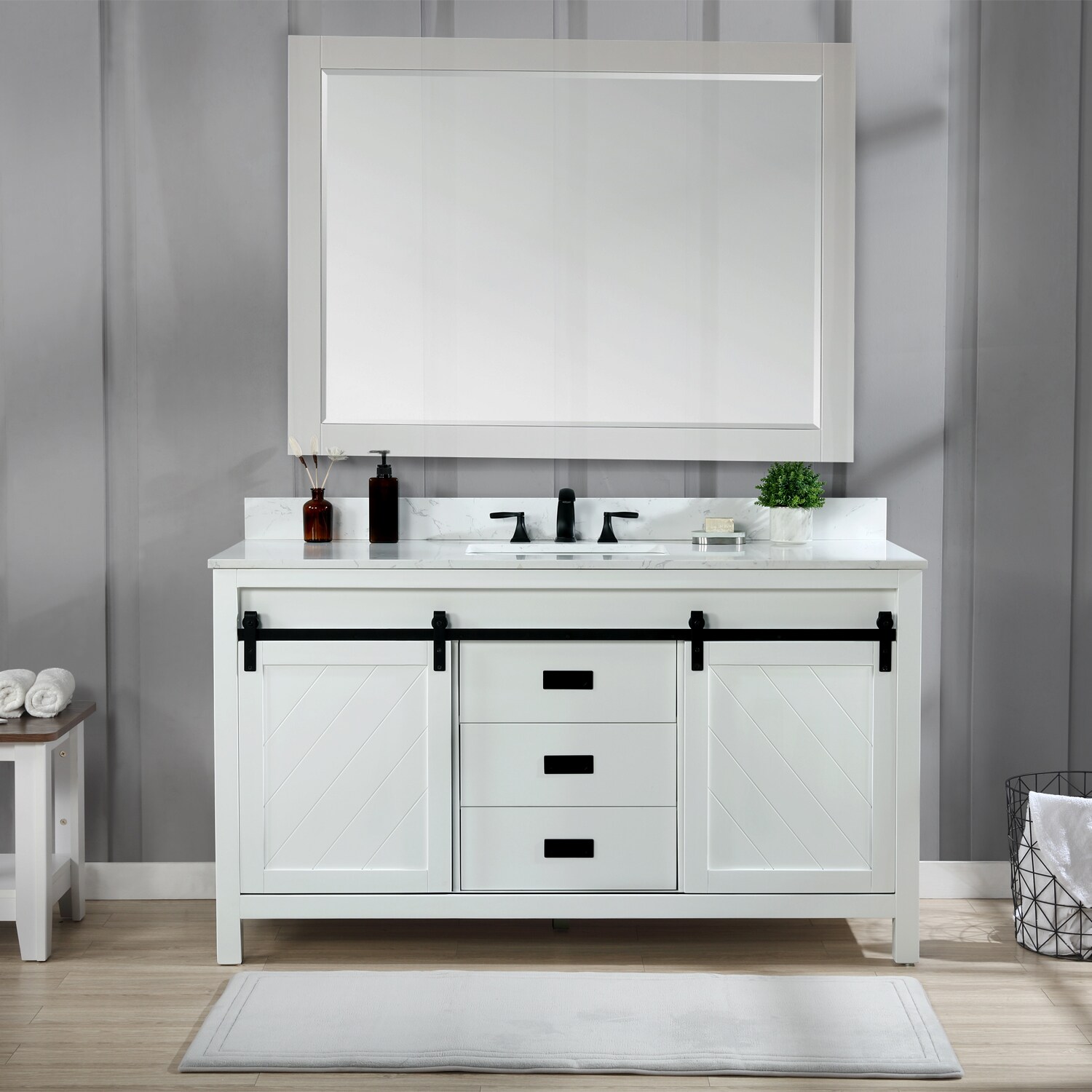 Altair 536060S-WH-AW Bath-Vanity-Combo - View #8
