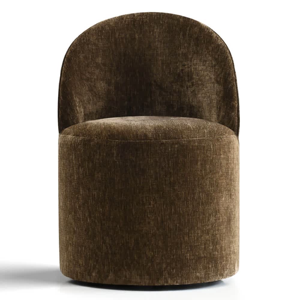 Maison Boucle DORIS-CHAIR-BROWN-4 Dining-Chairs - View #5
