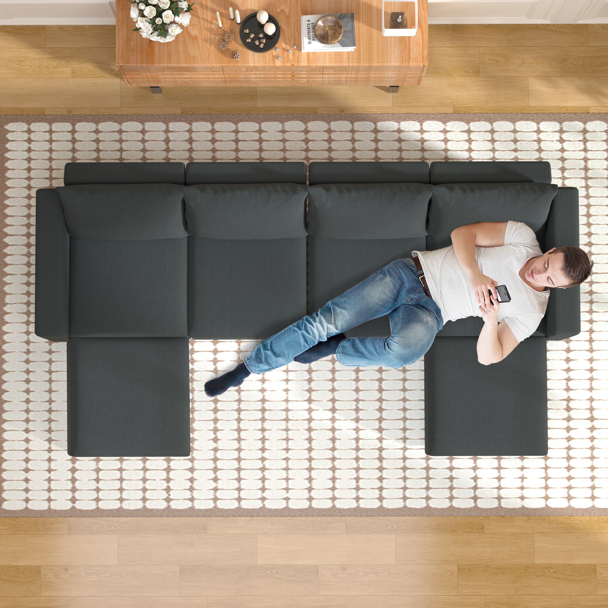 Ainfox WURX42DG Sofas-Loveseats - View #5