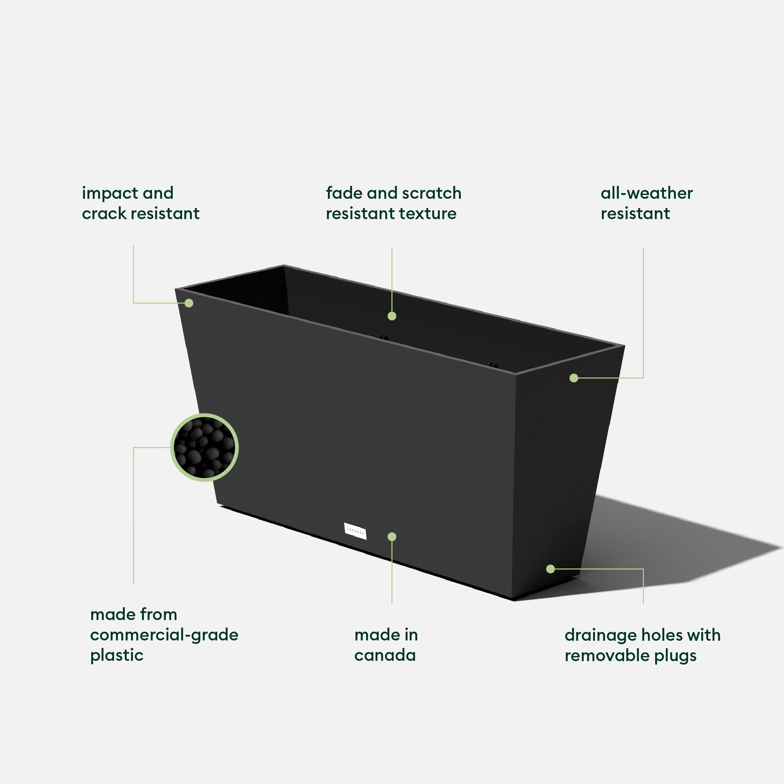 Veradek MLO31B Planter-Window-Box - View #2