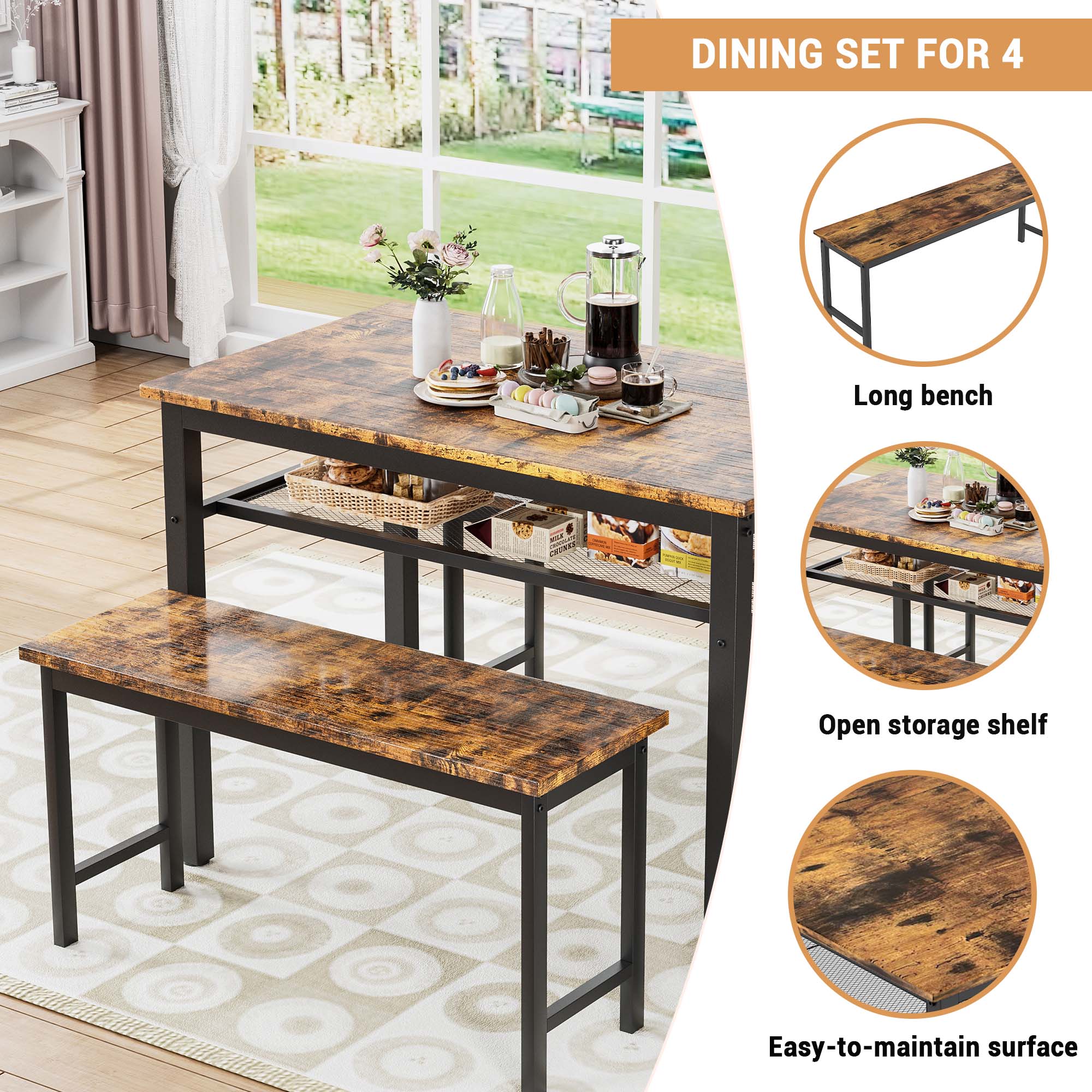 Fun Orange FUN25DS08 Dining-Sets - View #4