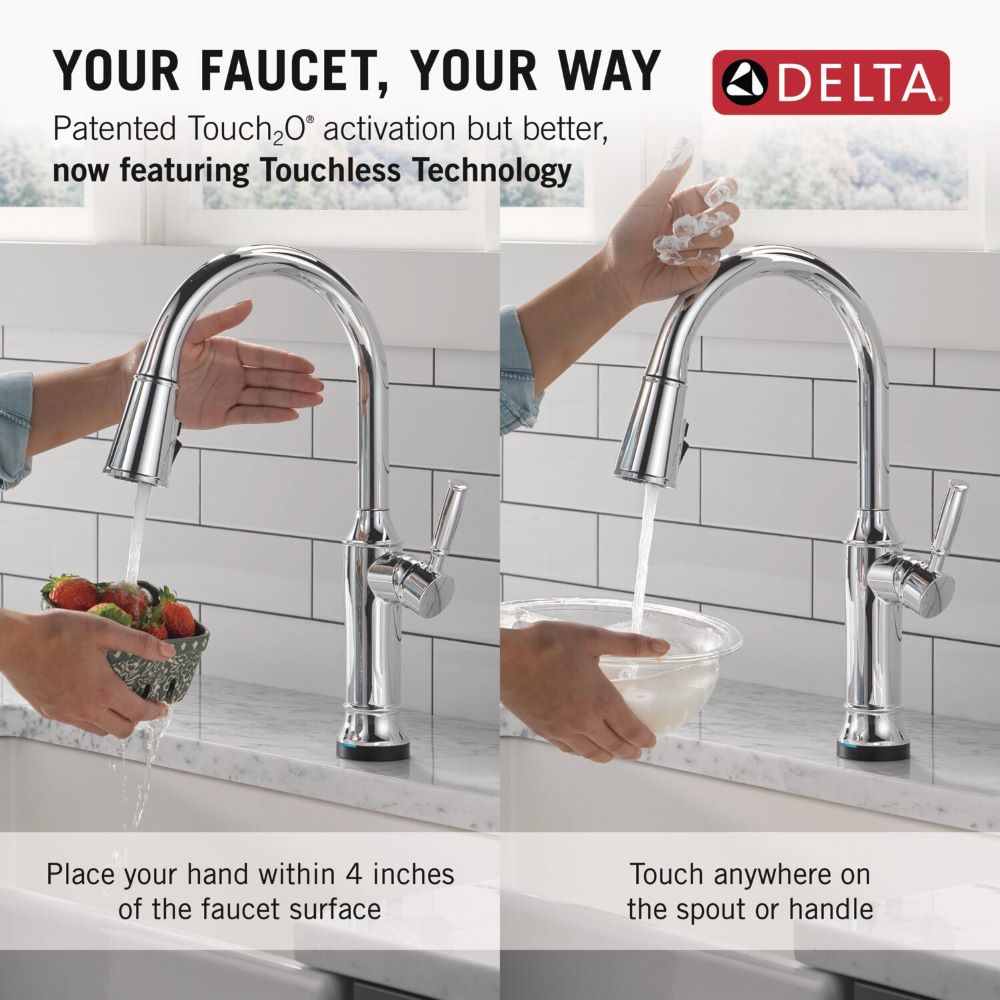 Delta 9184TL-PR-DST Kitchen-Faucets - View #3