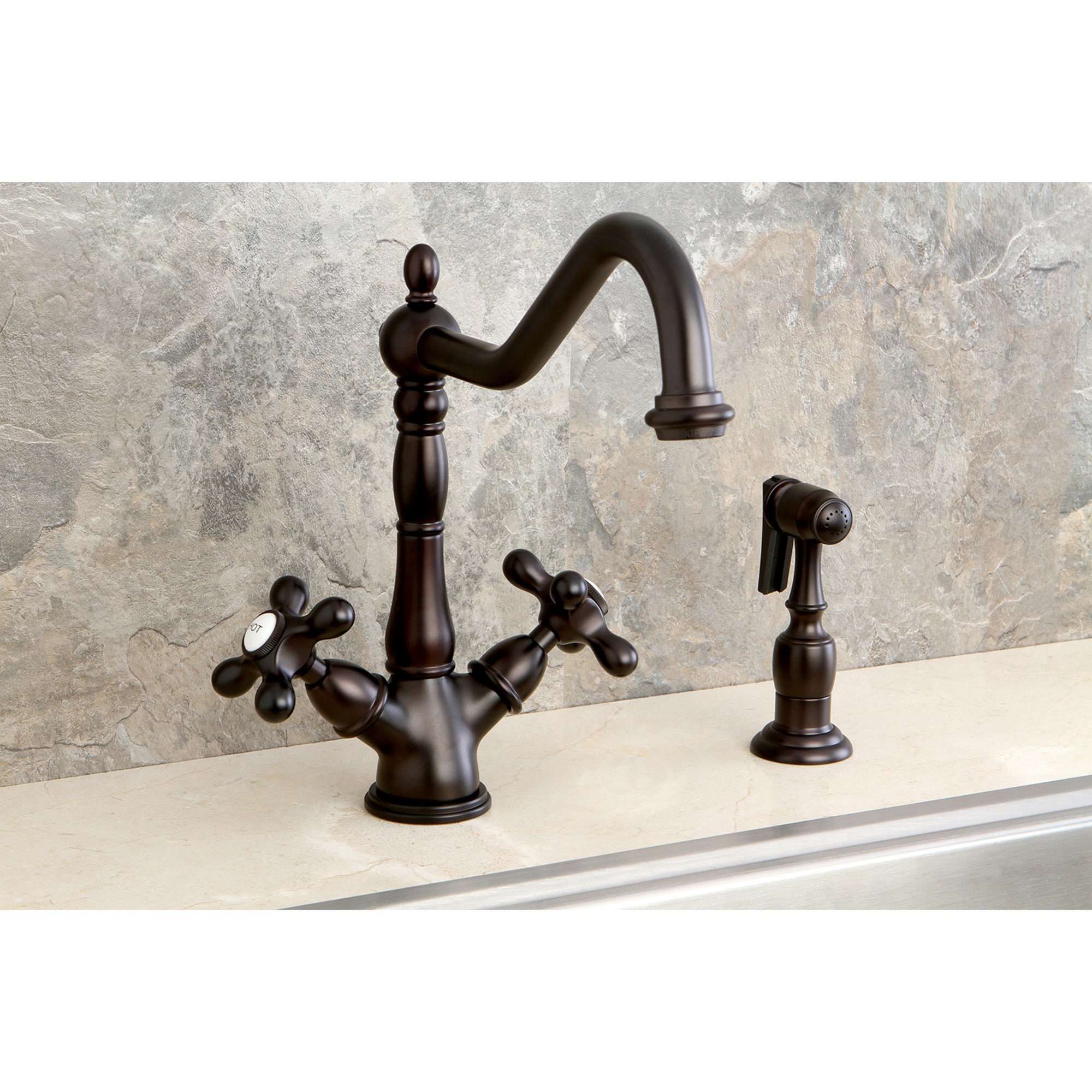 Kingston Brass WLKS1235AXBS Kitchen-Faucets - View #7
