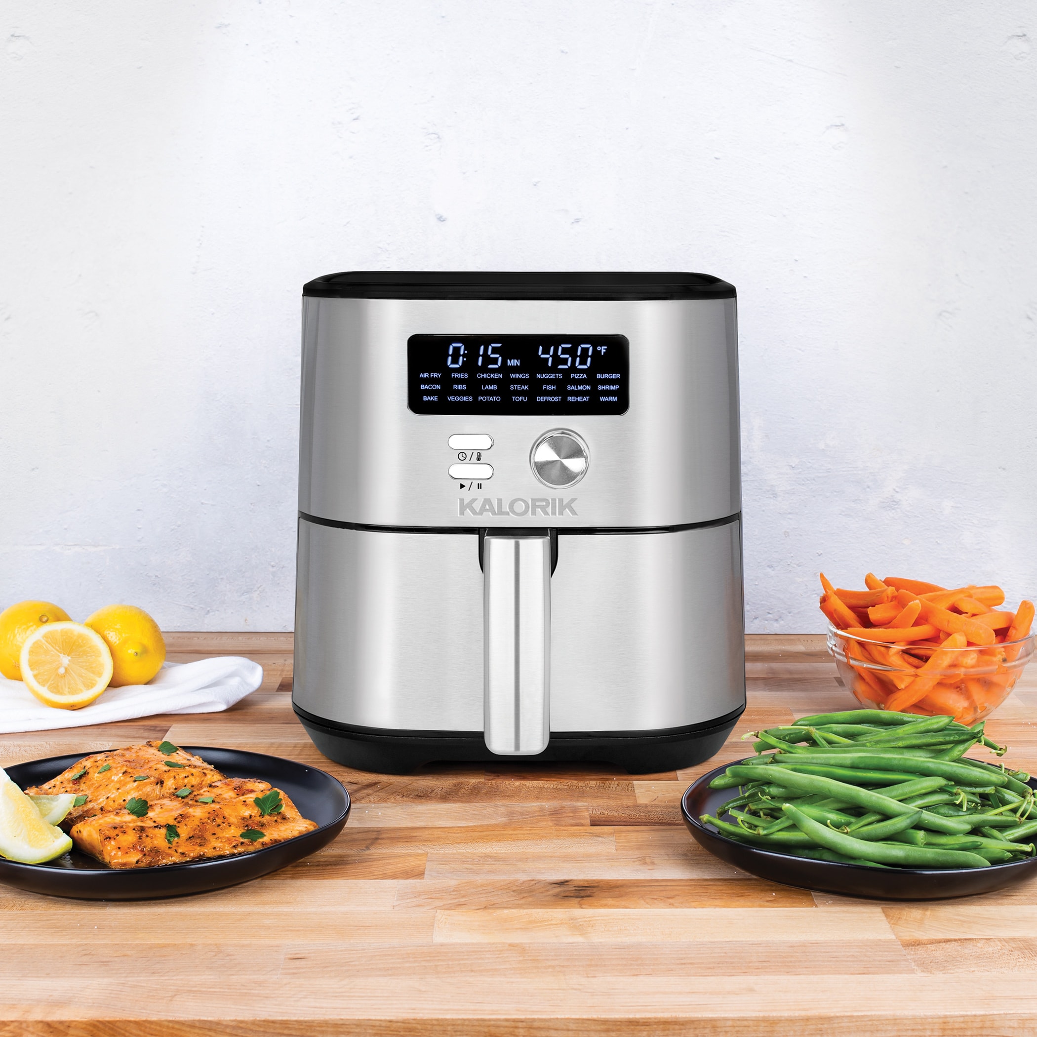 Big Boss 16Qt Large Air Fryer Oven with 50+ Recipe Book AirFryer Oven Makes  Healthier Crispy Foods Silver - Walmart.com