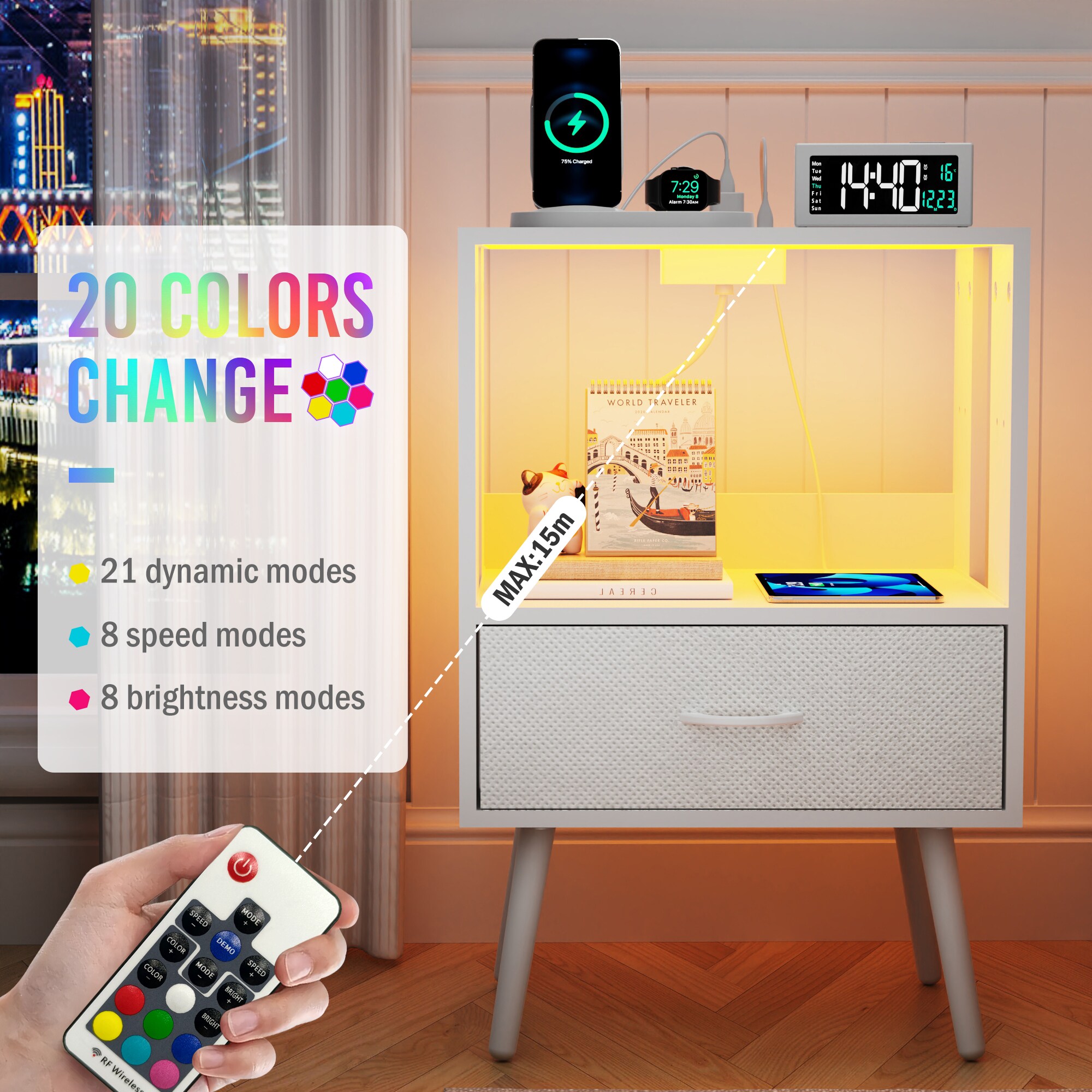 Huluwat DJ-0P272168 nightstands - View #9