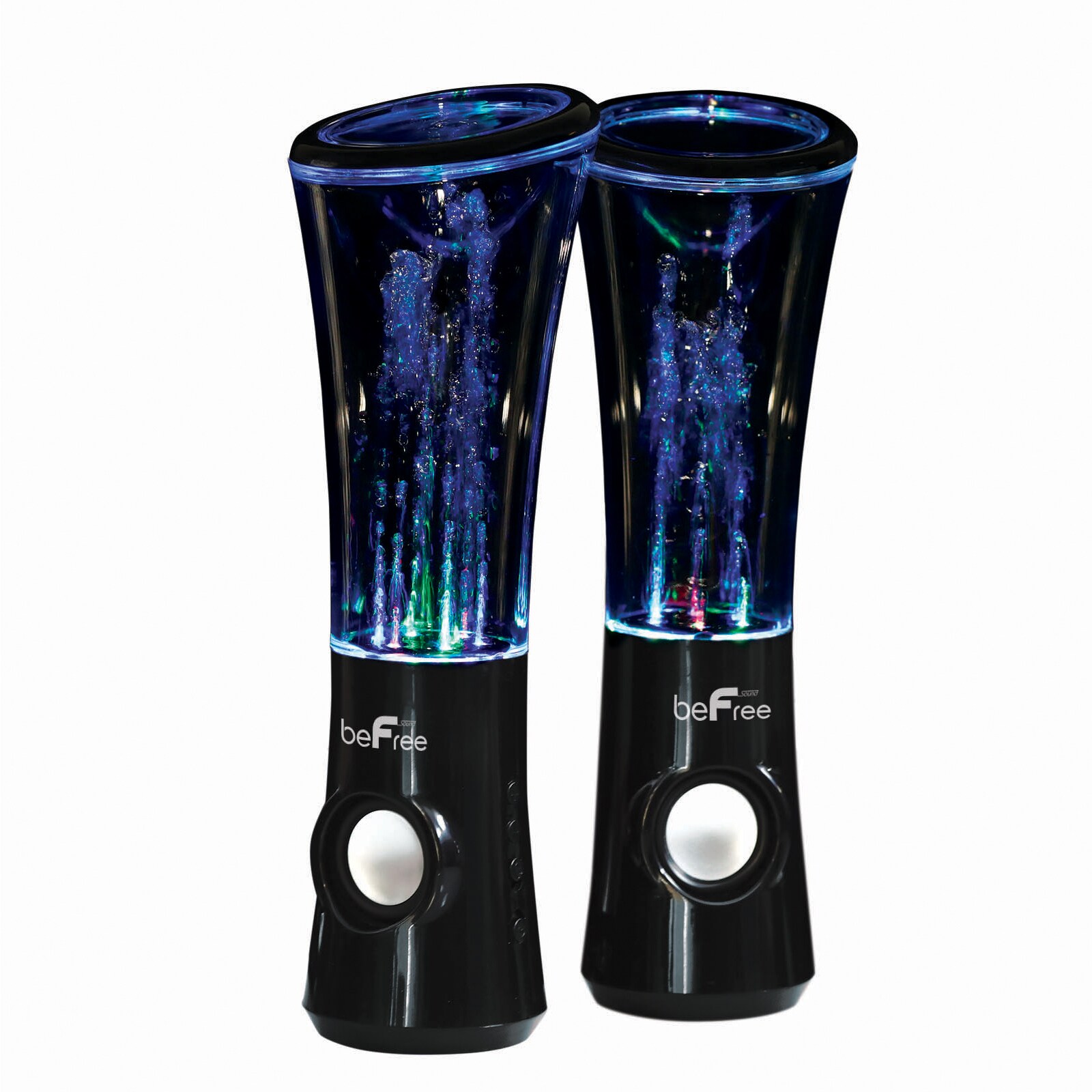 beFree Sound Multimedia Sound Reactive Color Changing LED and Dancing Water Bluetooth Computer Speakers #962103897M